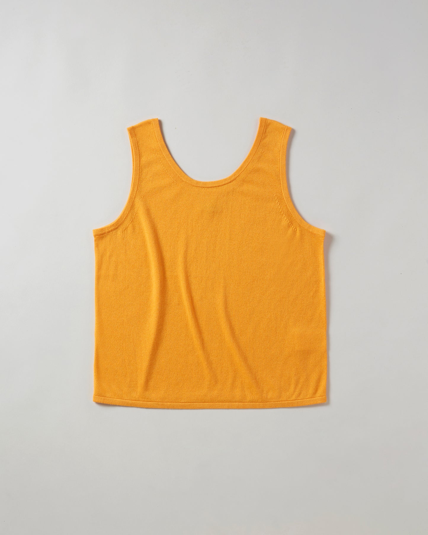 Silk cashmere Tank top "Orange"