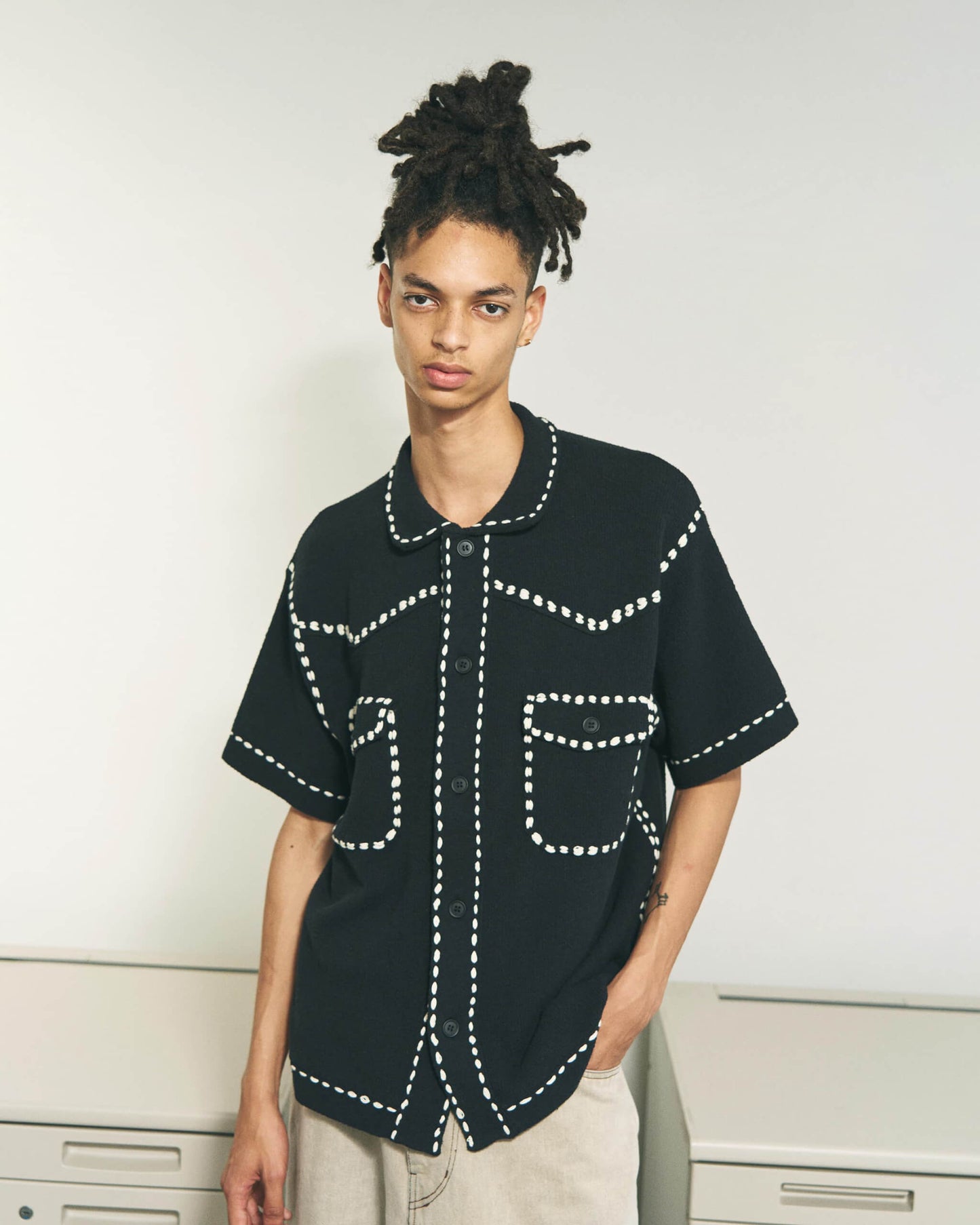 SUMMER PG1 WESTERN SHIRT "BLACK"
