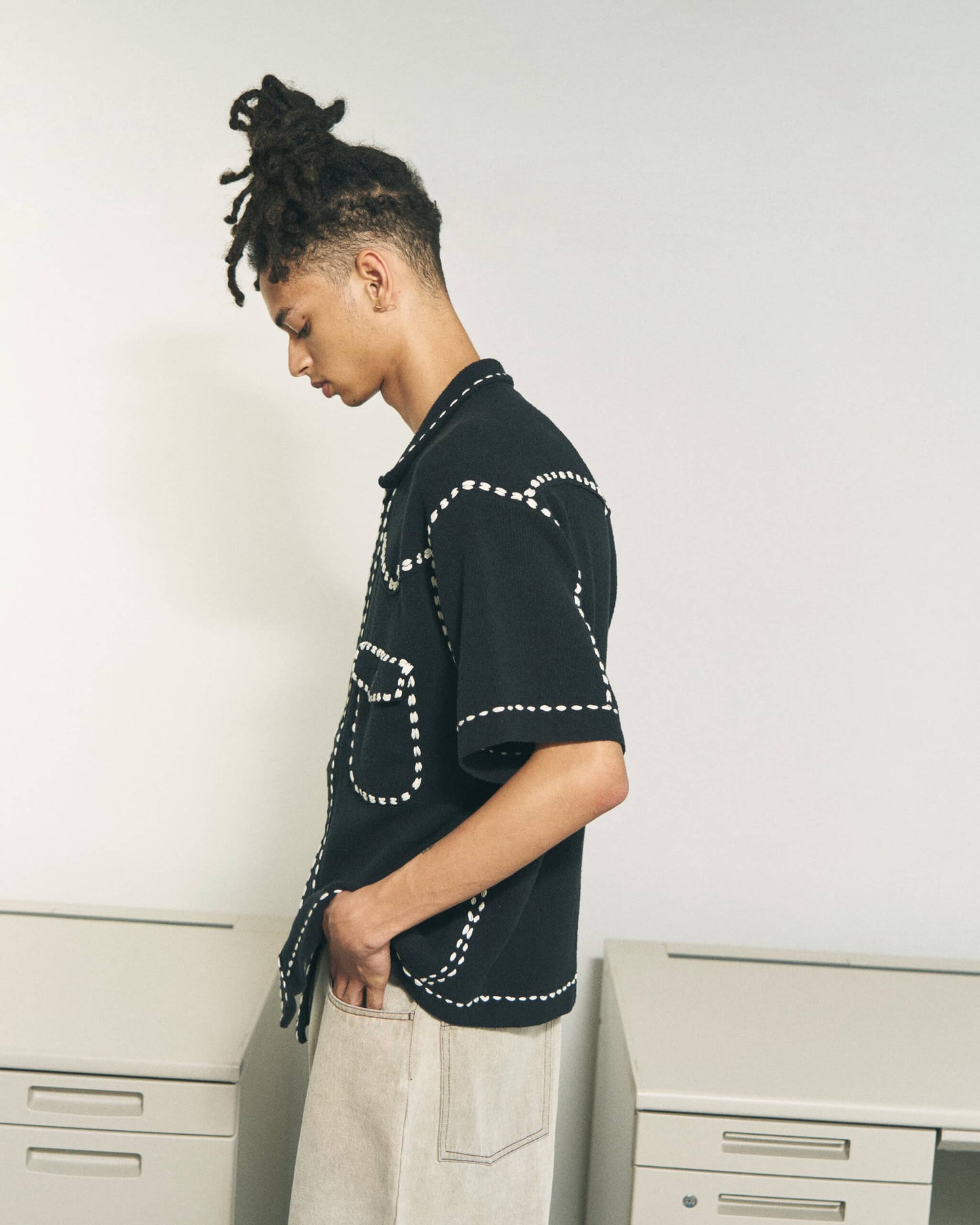 SUMMER PG1 WESTERN SHIRT "BLACK"