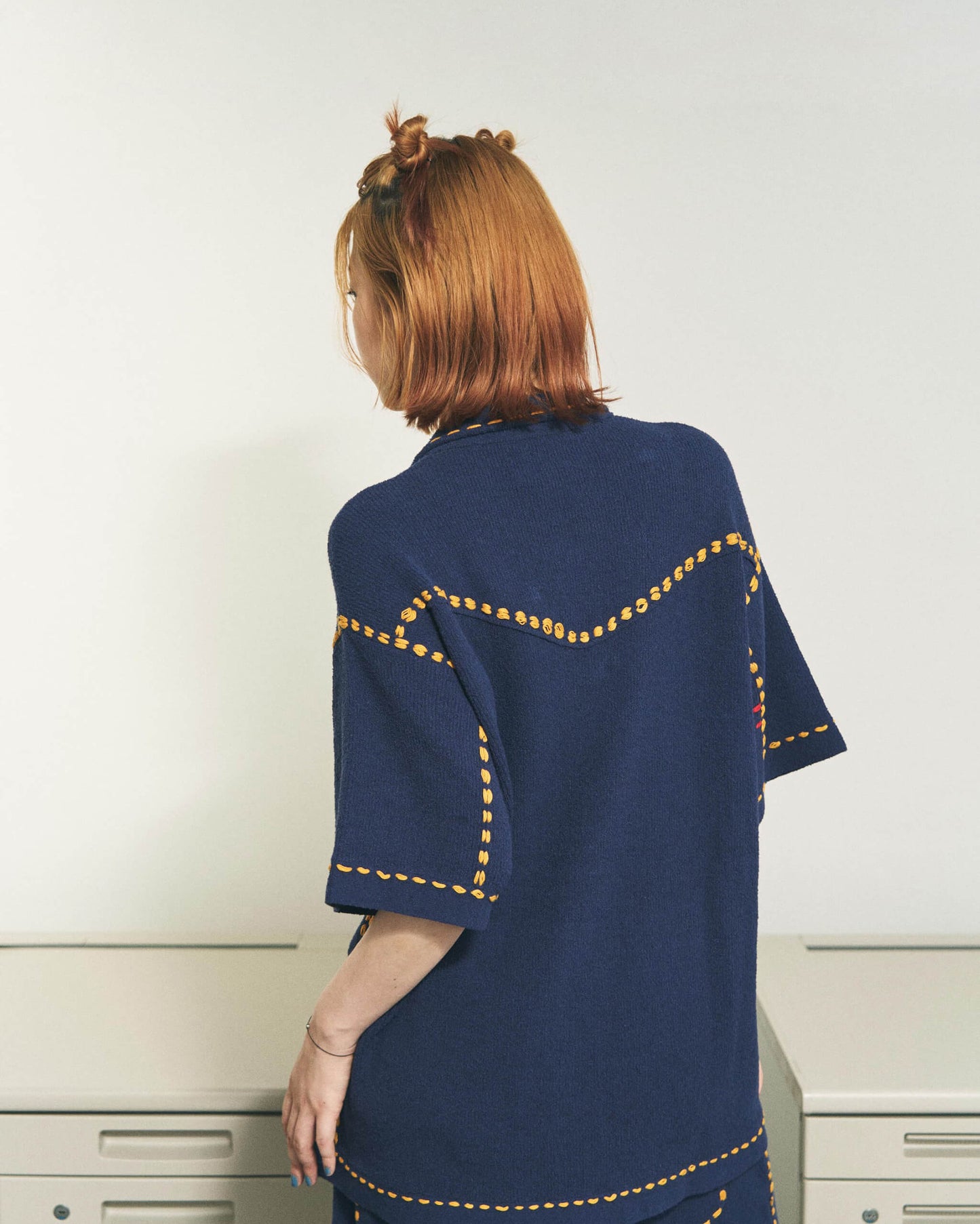 SUMMER PG1 WESTERN SHIRT "NAVY"