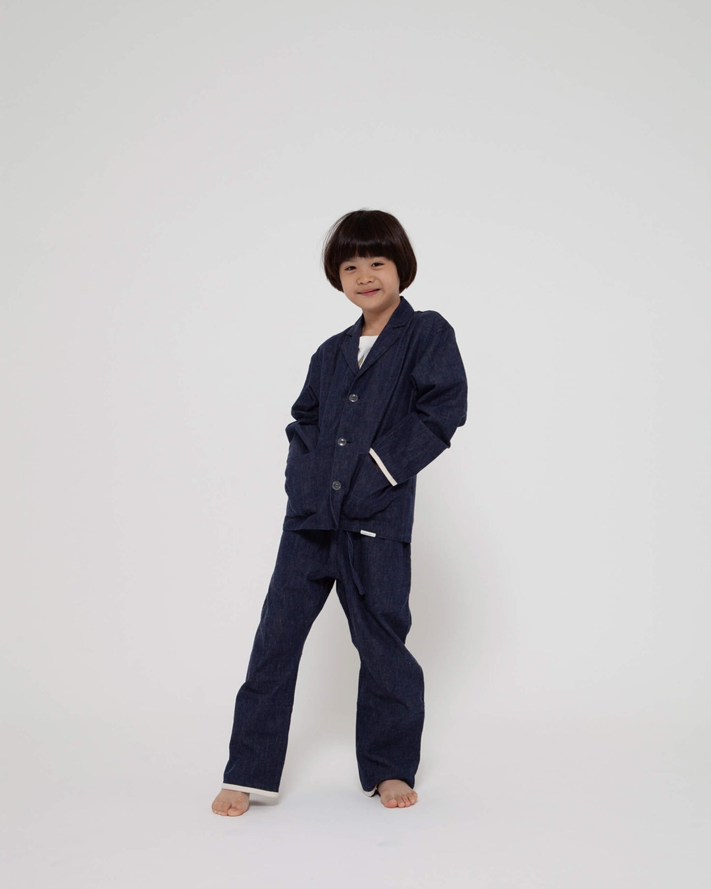 "day (lil & Jr.)" pajama #denim "navy"