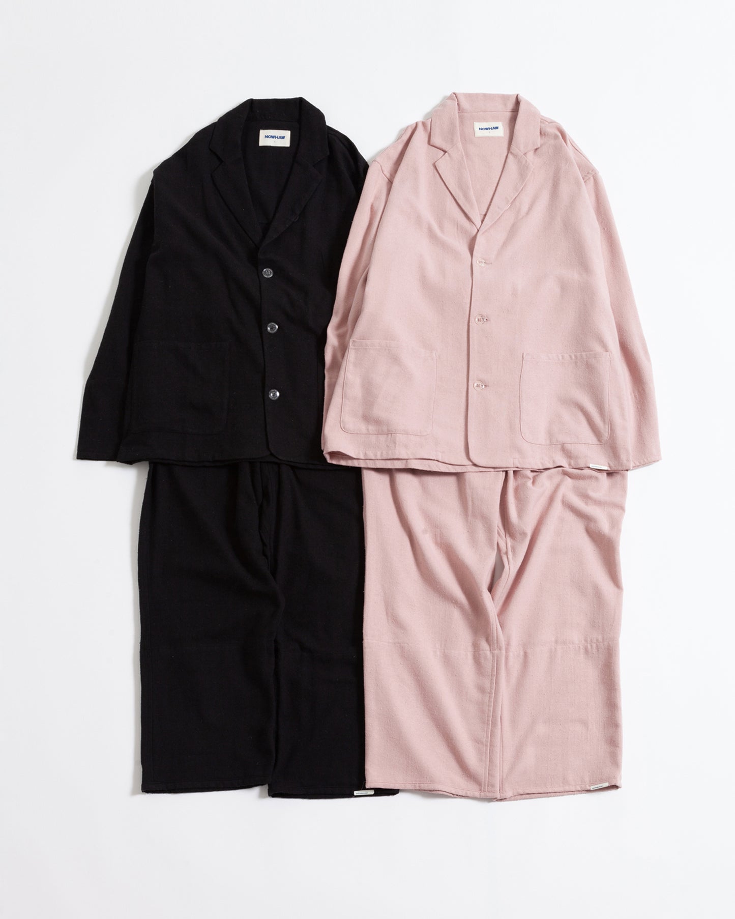 "day" pajama #soft cotton pique "black"