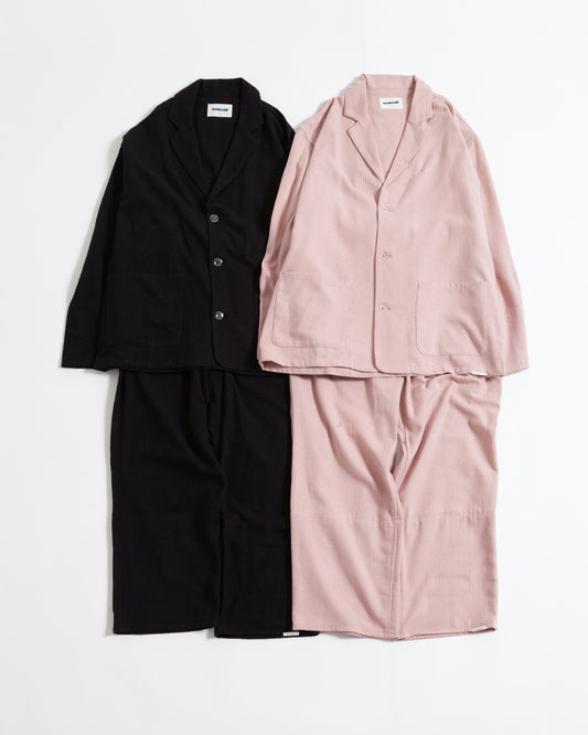 "day" pajama #soft cotton pique "black"