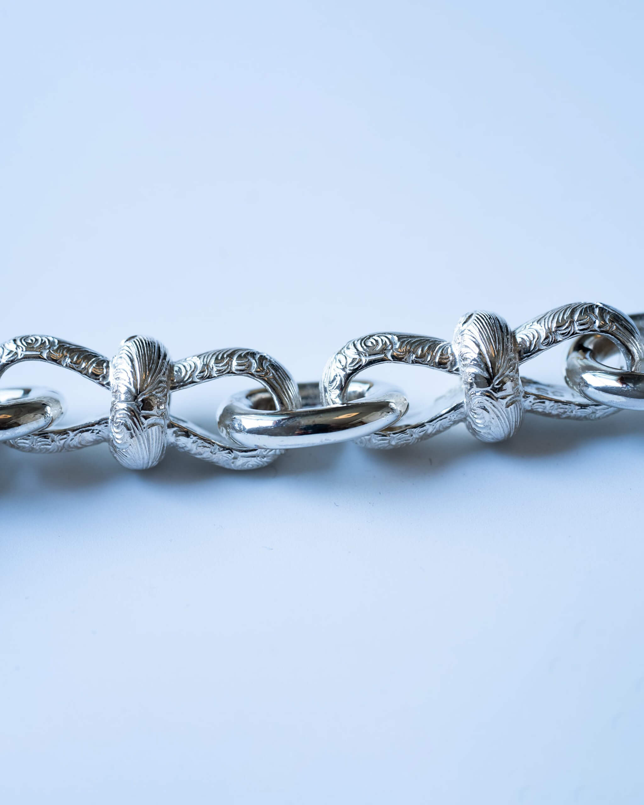 WAKAN SILVER SMITH Arabesque mebiusu bracelet XL [BN-066] -MORLS-