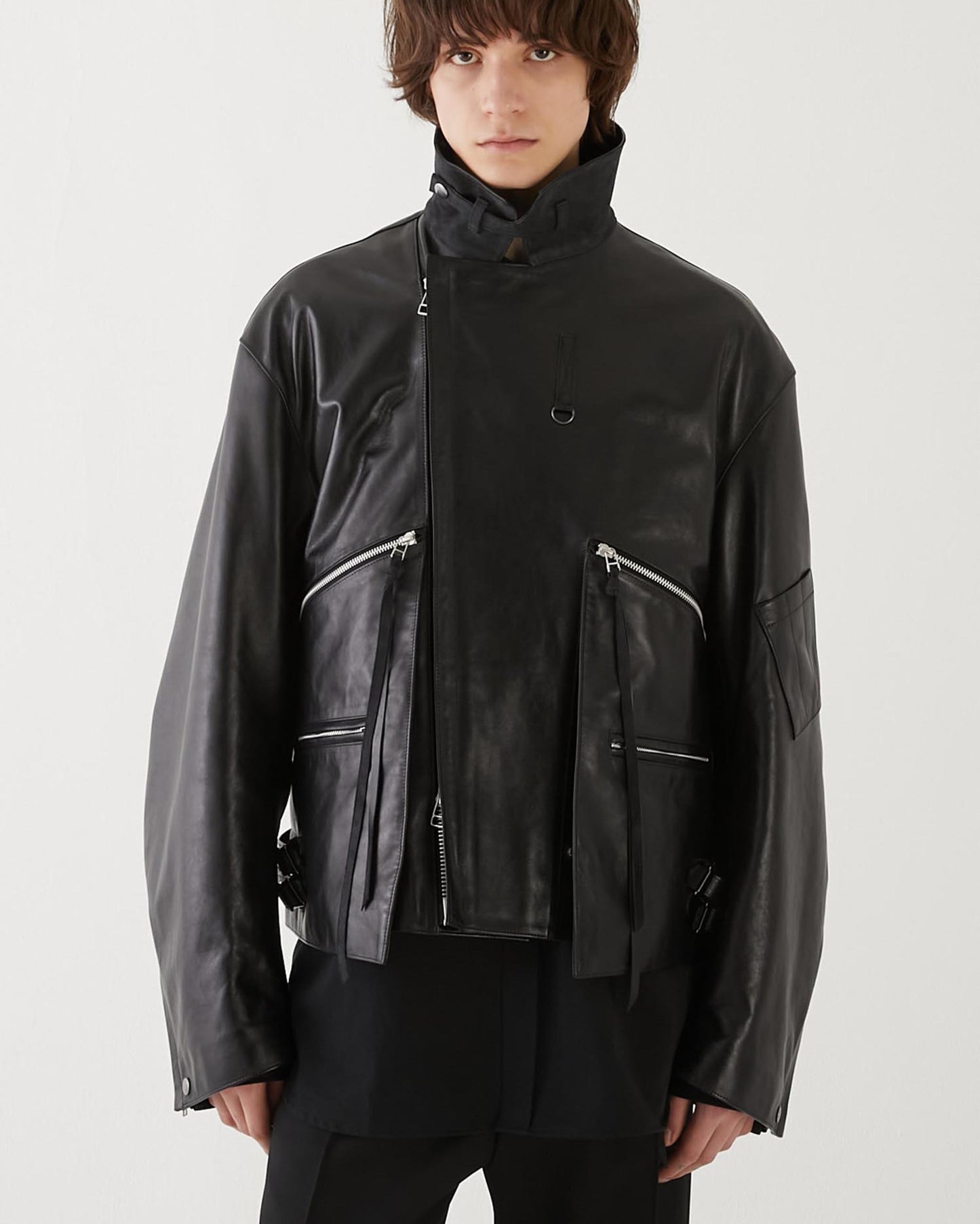 LEATHER MK3 JACKET "Bk"