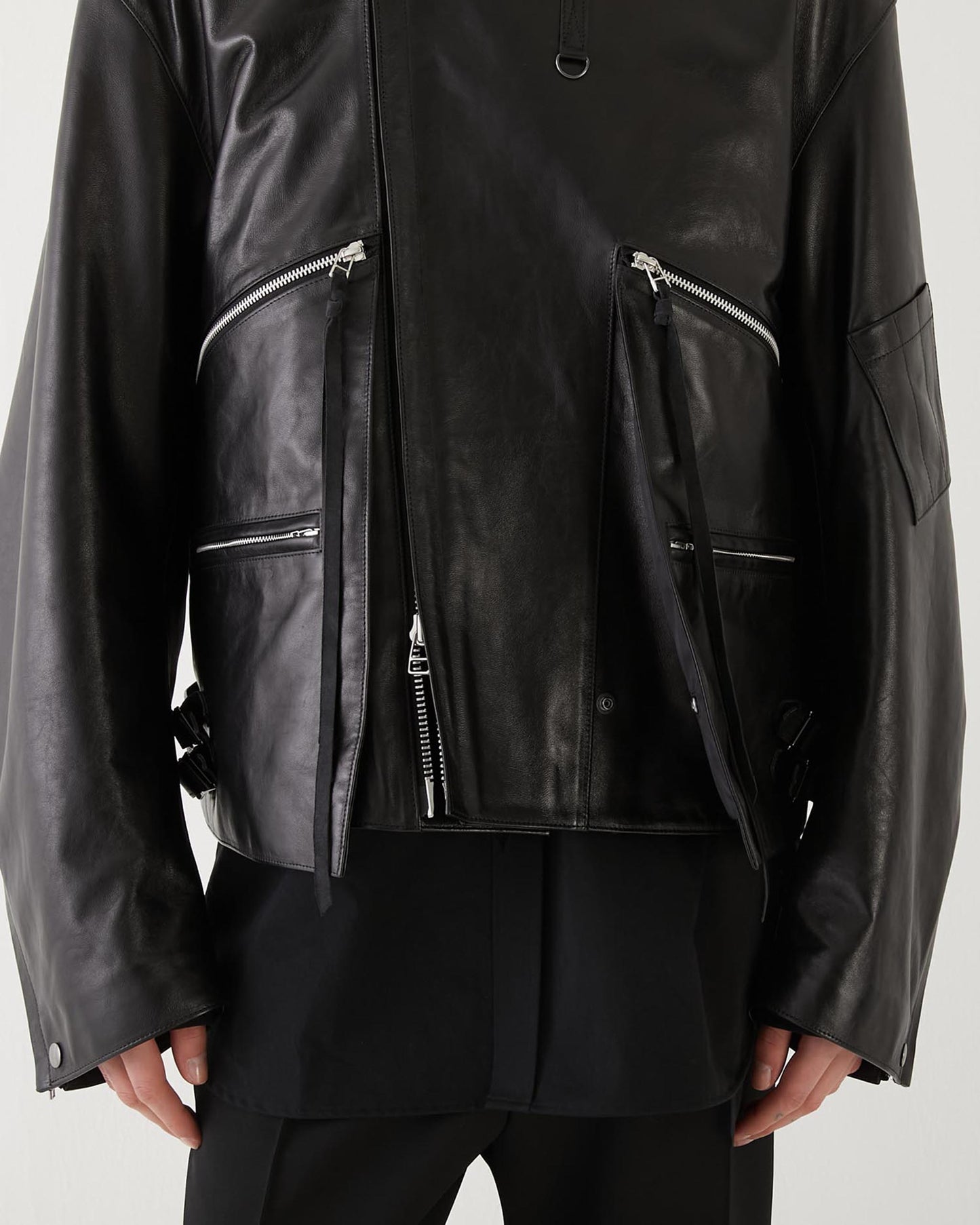 LEATHER MK3 JACKET "Bk"