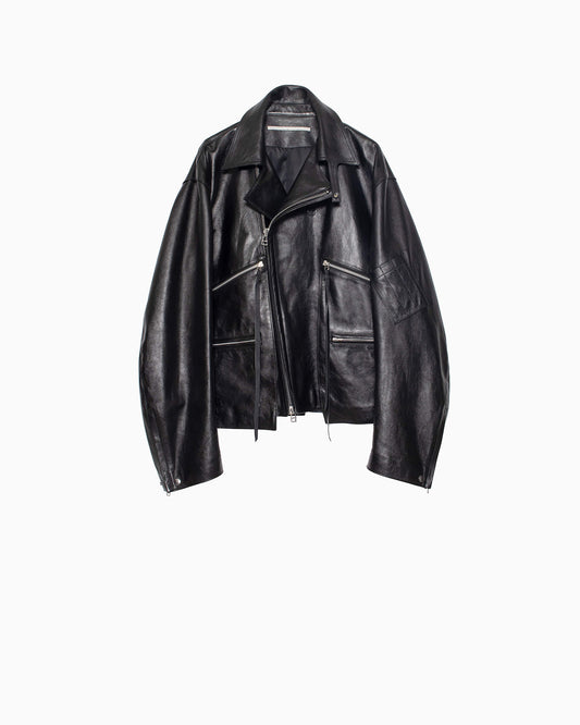 LEATHER MK3 JACKET "Bk"