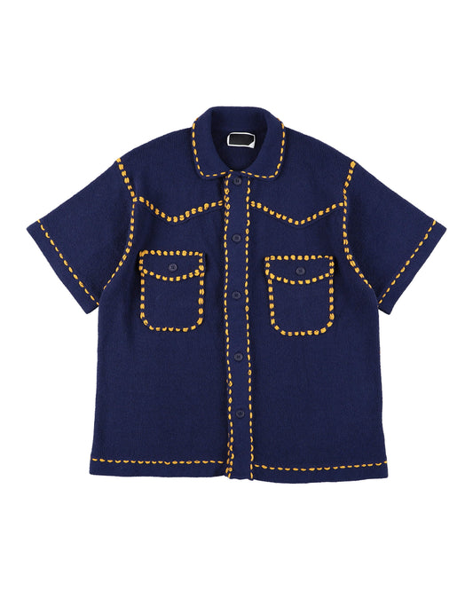SUMMER PG1 WESTERN SHIRT "NAVY"