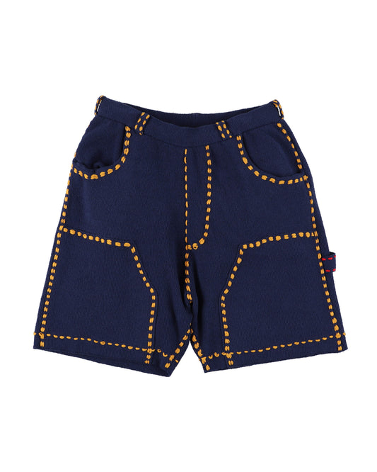 SUMMER PG1 DOUBLE KNEE SHORTS "NAVY"