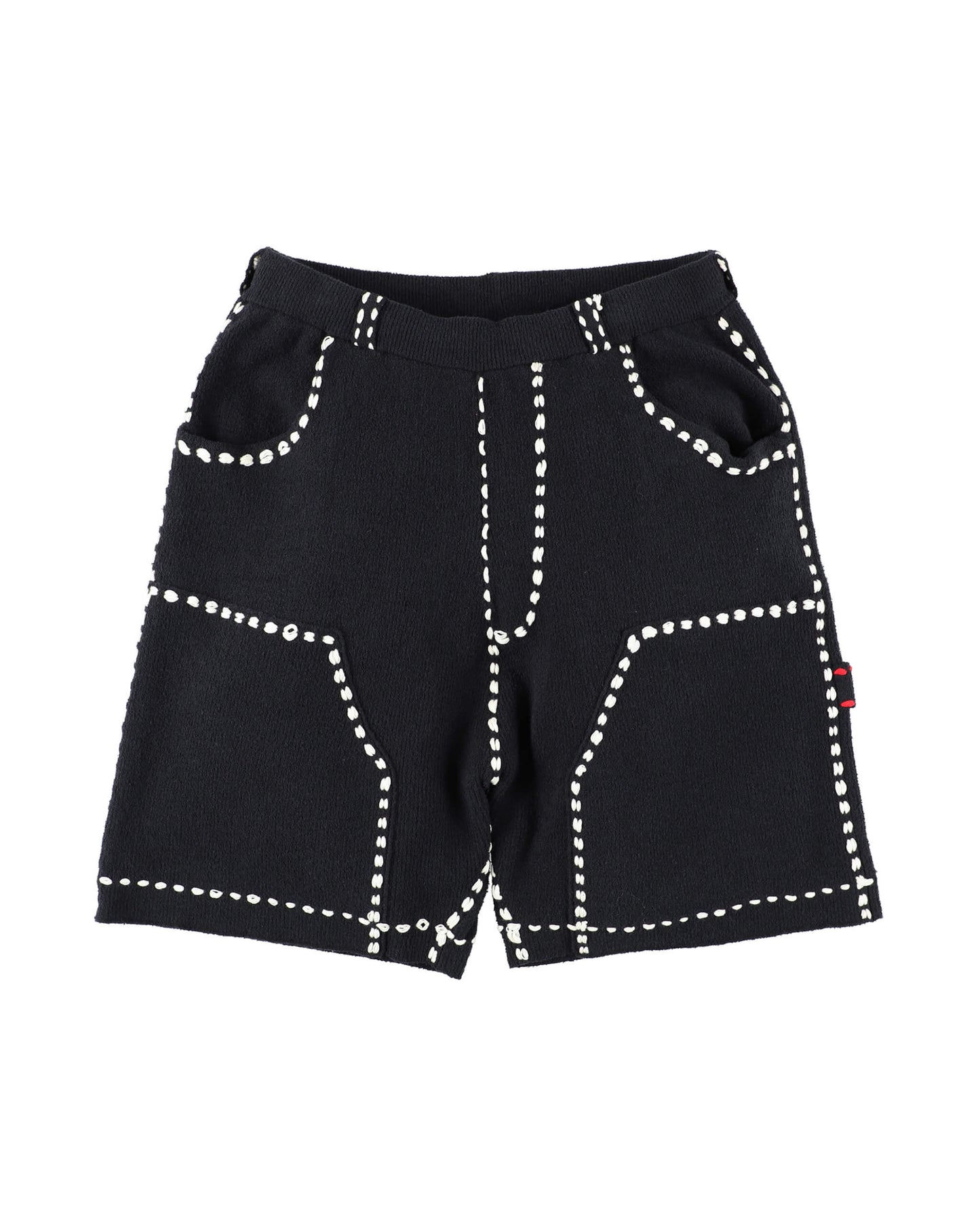 SUMMER PG1 DOUBLE KNEE SHORTS "BLACK"