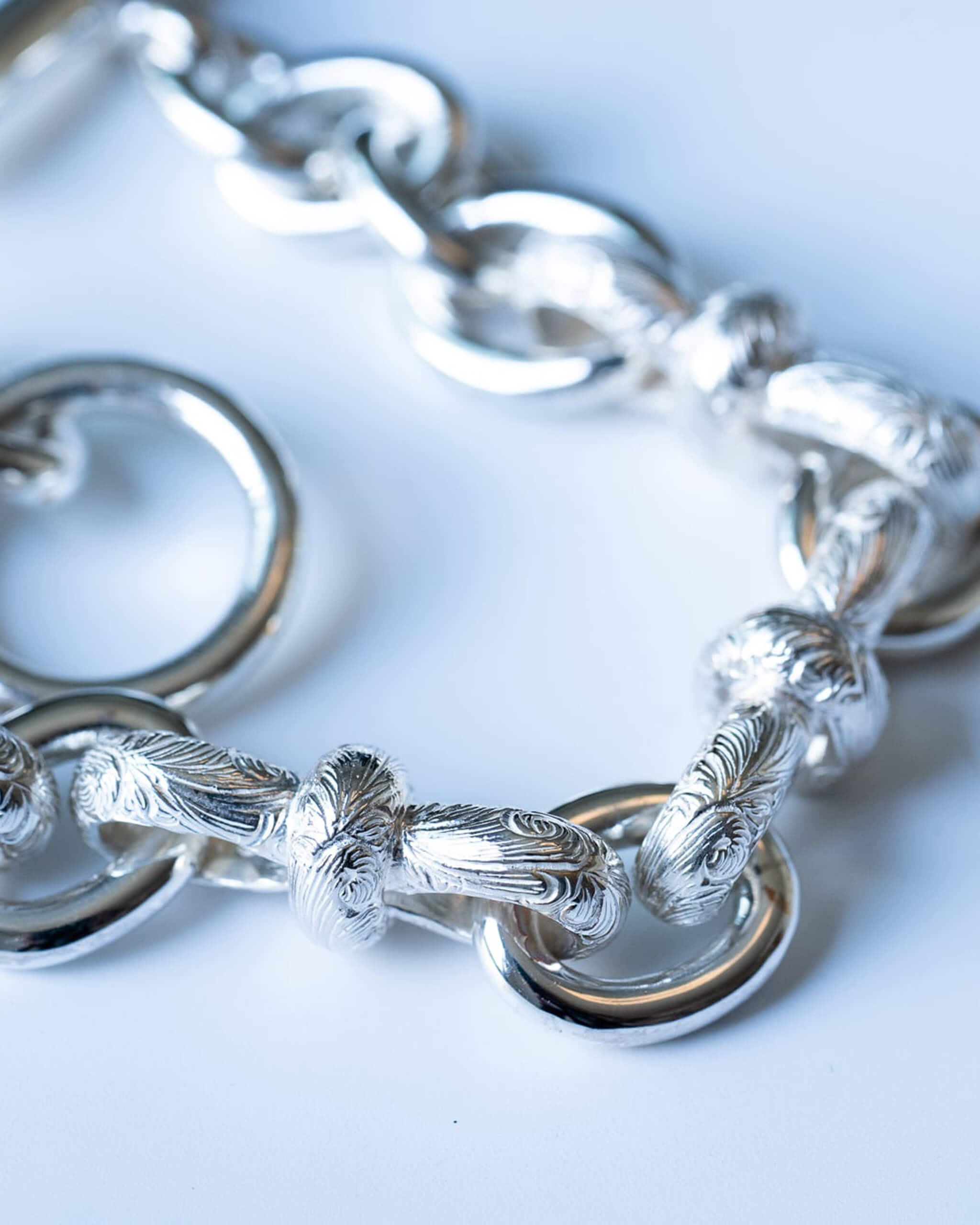 アクセサリー WAKAN SILVER SMITH Arabesque bracelet XL WAKAN SILVER SMITH : BN-066 Arabesque mebiusu b