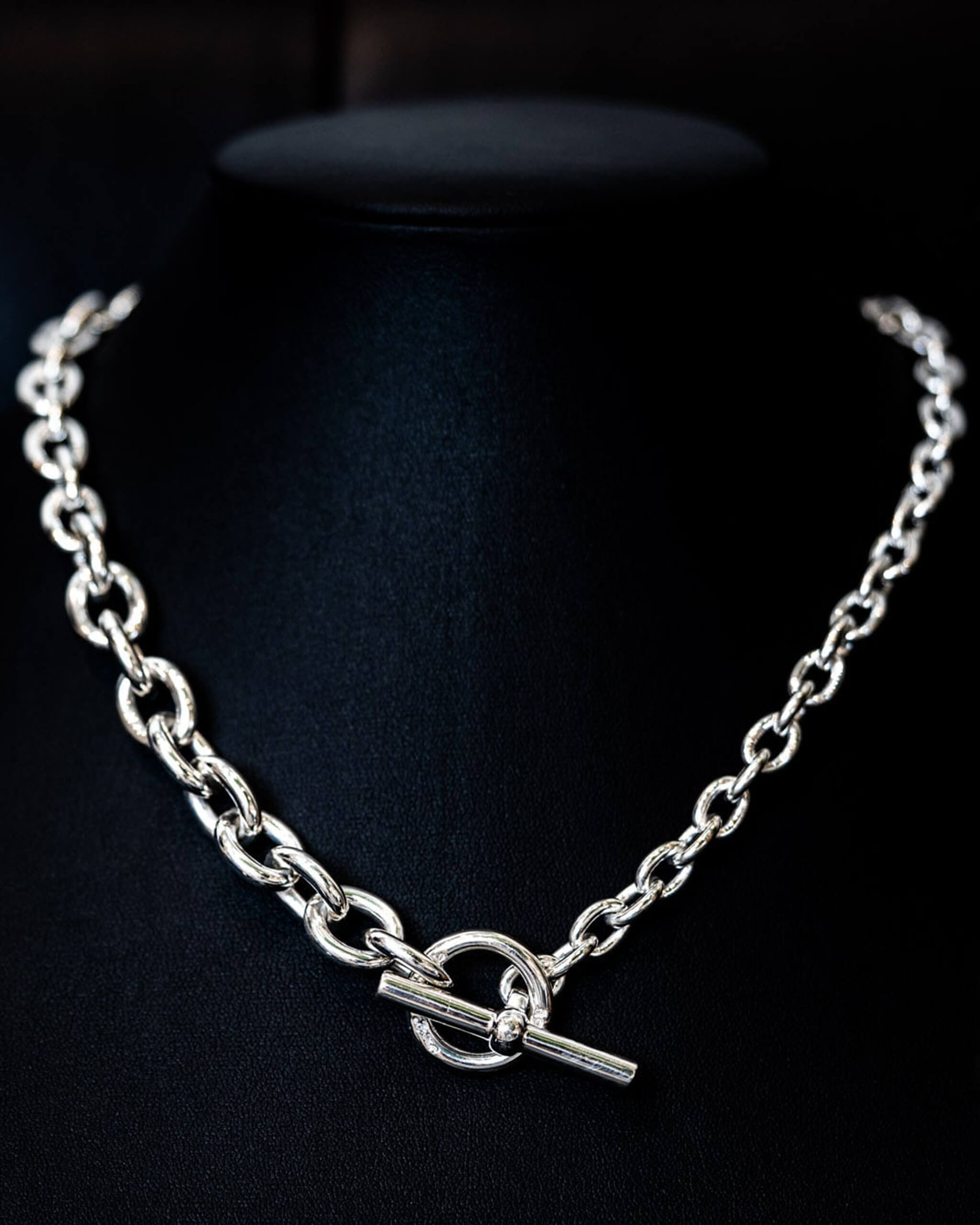 WAKAN SILVER SMITH Hook connect necklace gradually [C-028] -MORLS-