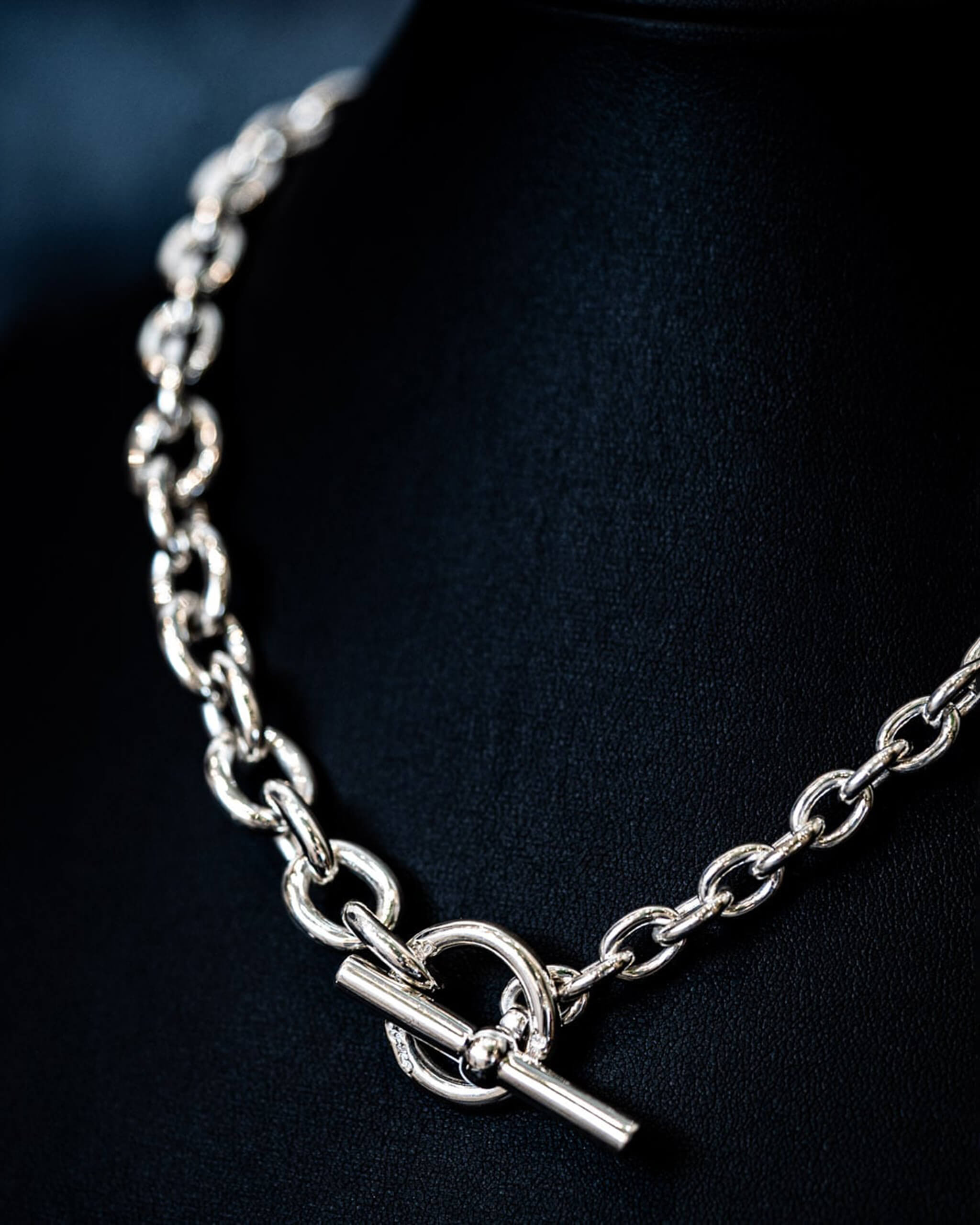 WAKAN SILVER SMITH Hook connect necklace gradually [C-028] -MORLS-