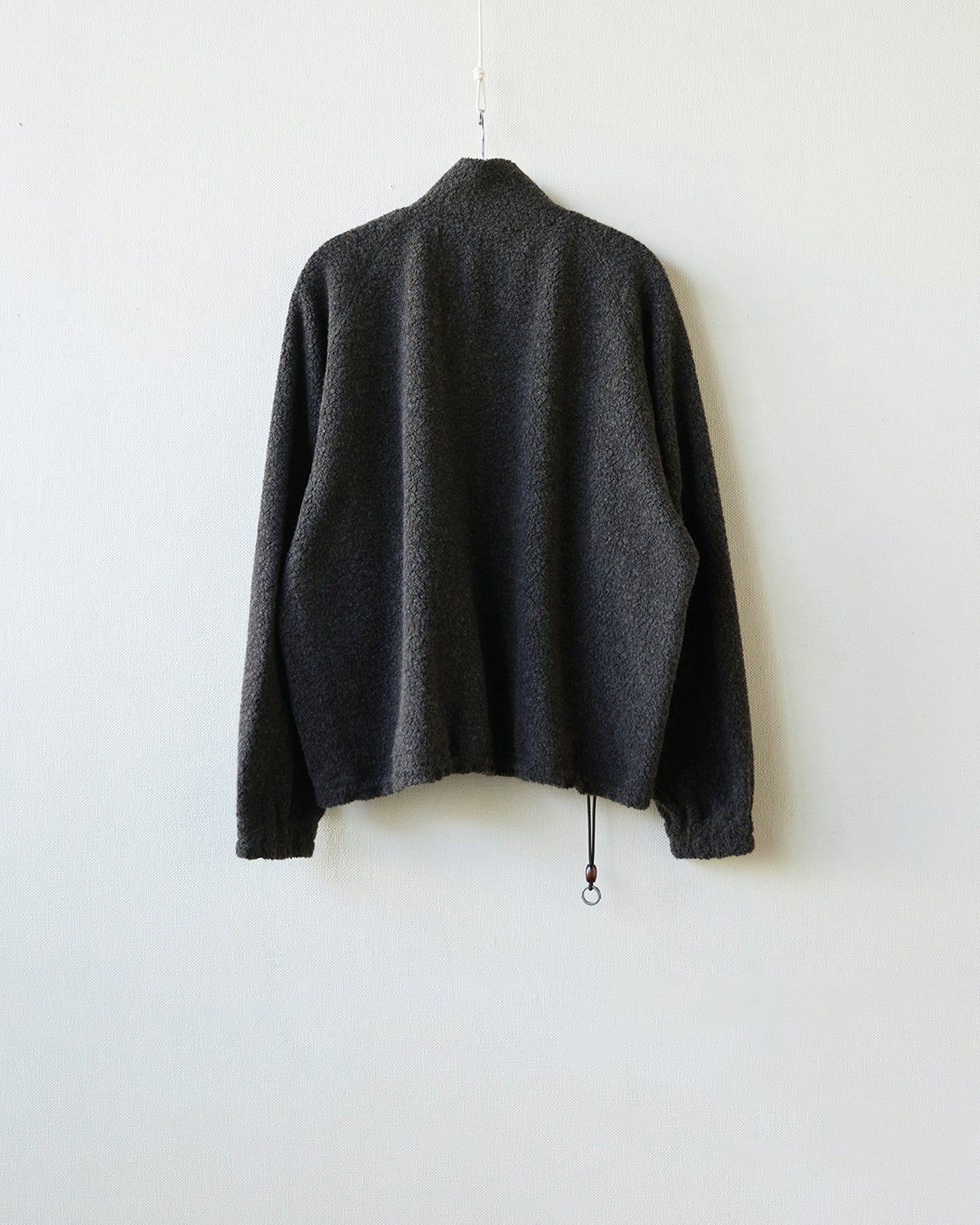 wool boa blouson "brown"