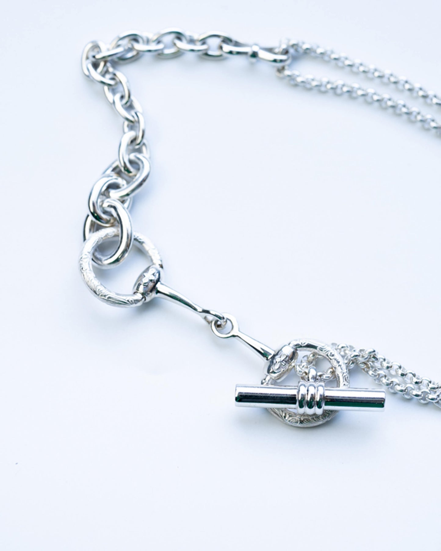 Horse bit 3way necklace [C-036]