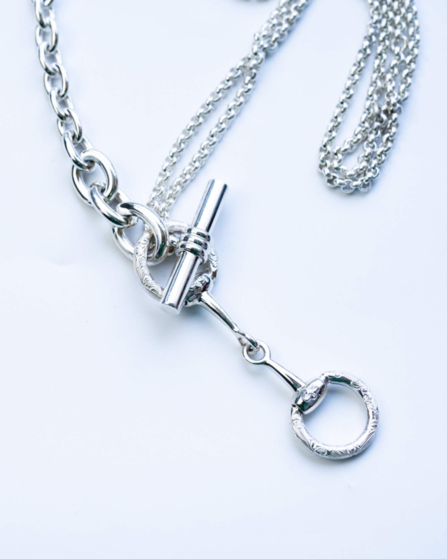 Horse bit 3way necklace [C-036]