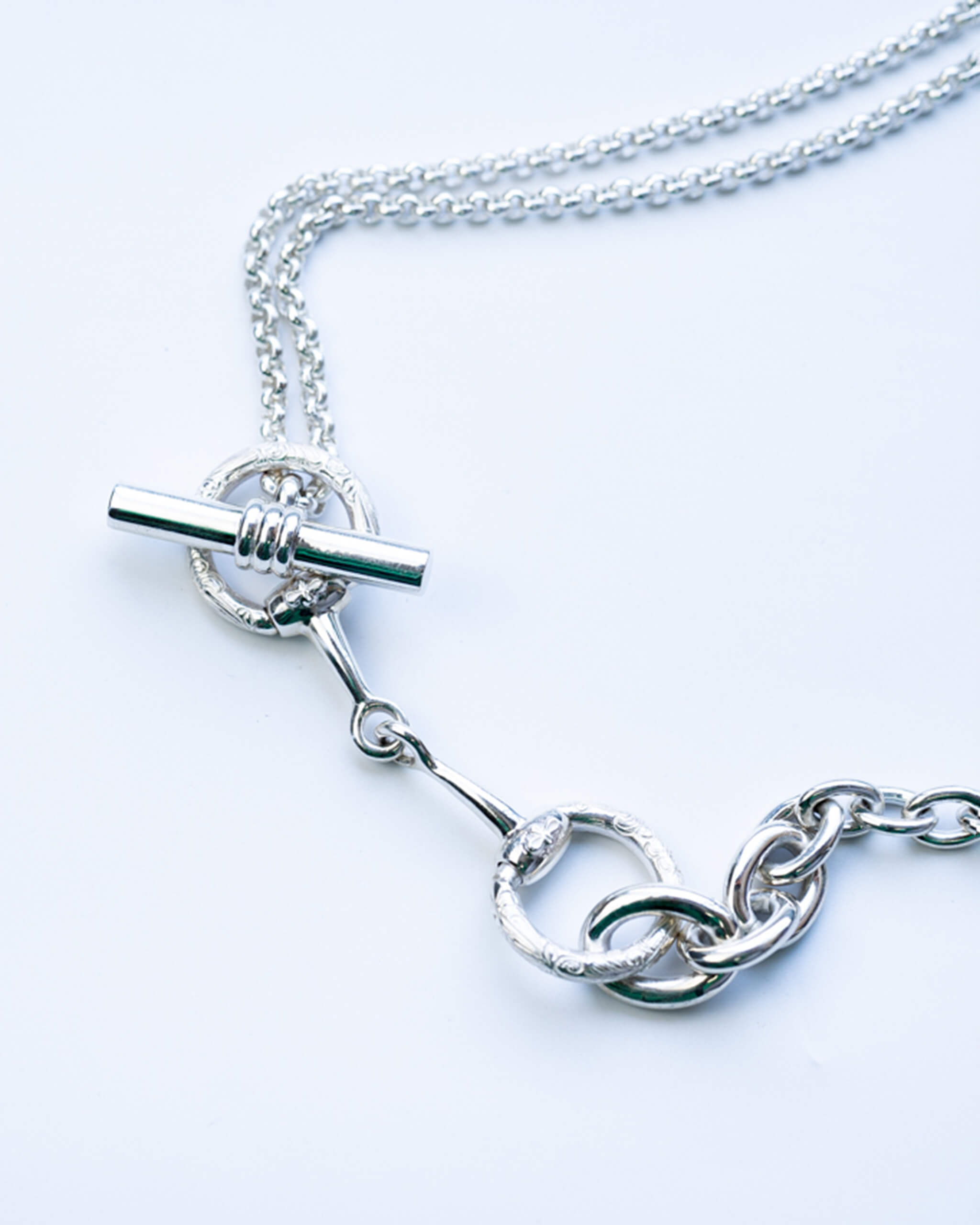 Horse bit 3way necklace [C-036]