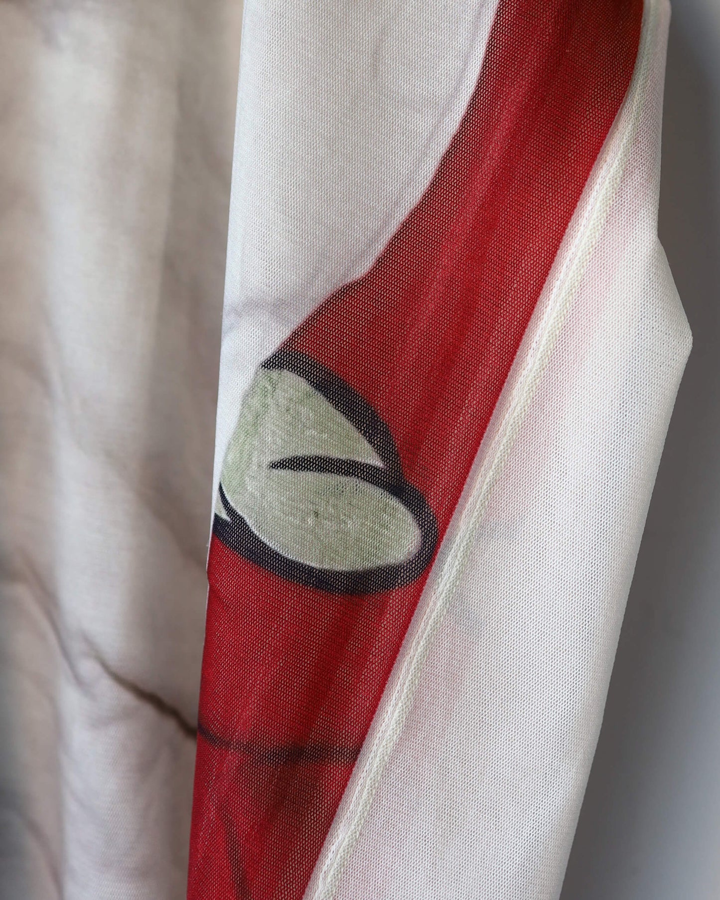 LAYERED TRANSFER TANK TOP "IVORY x BEIGE"