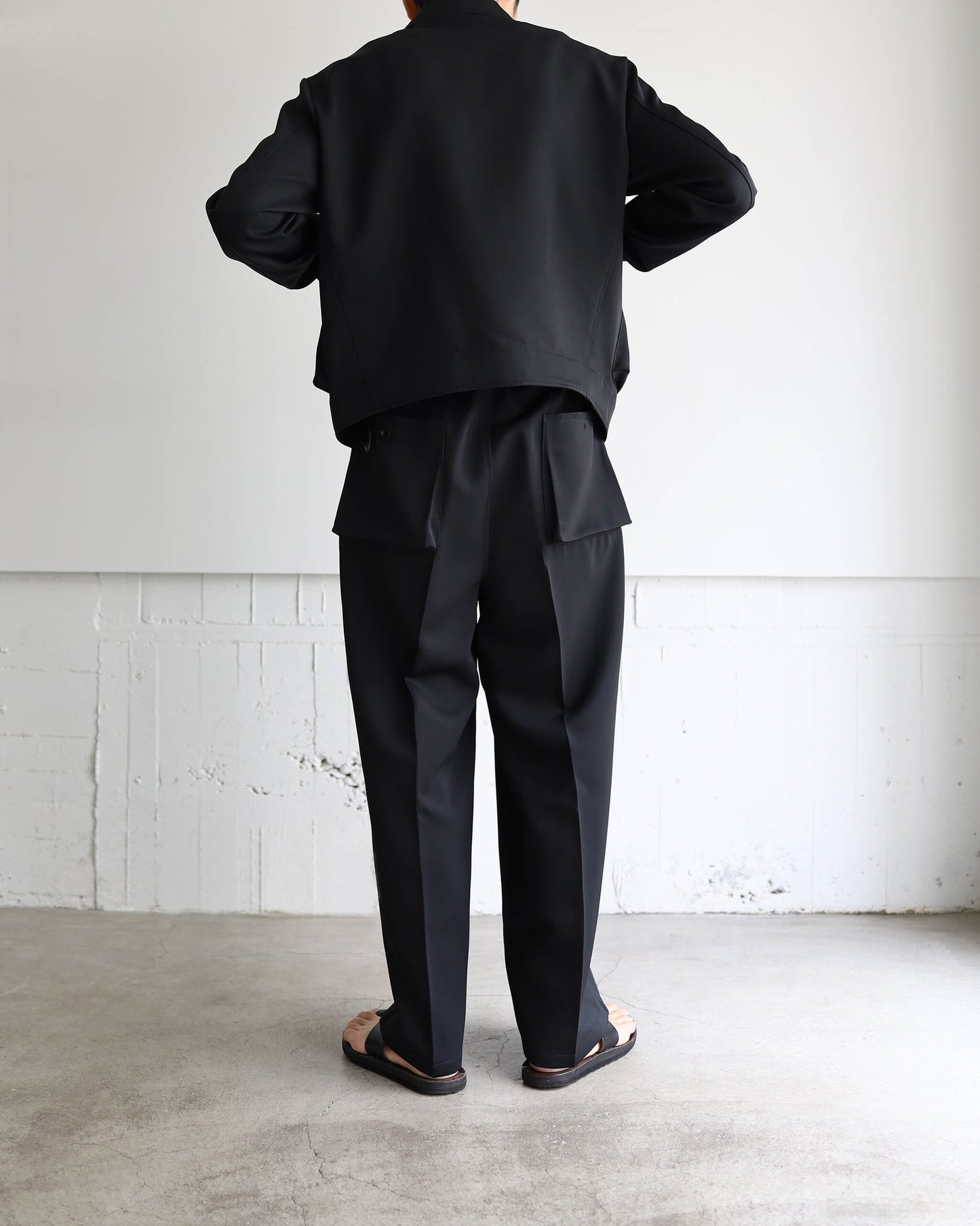 dokan wide slacks "black"