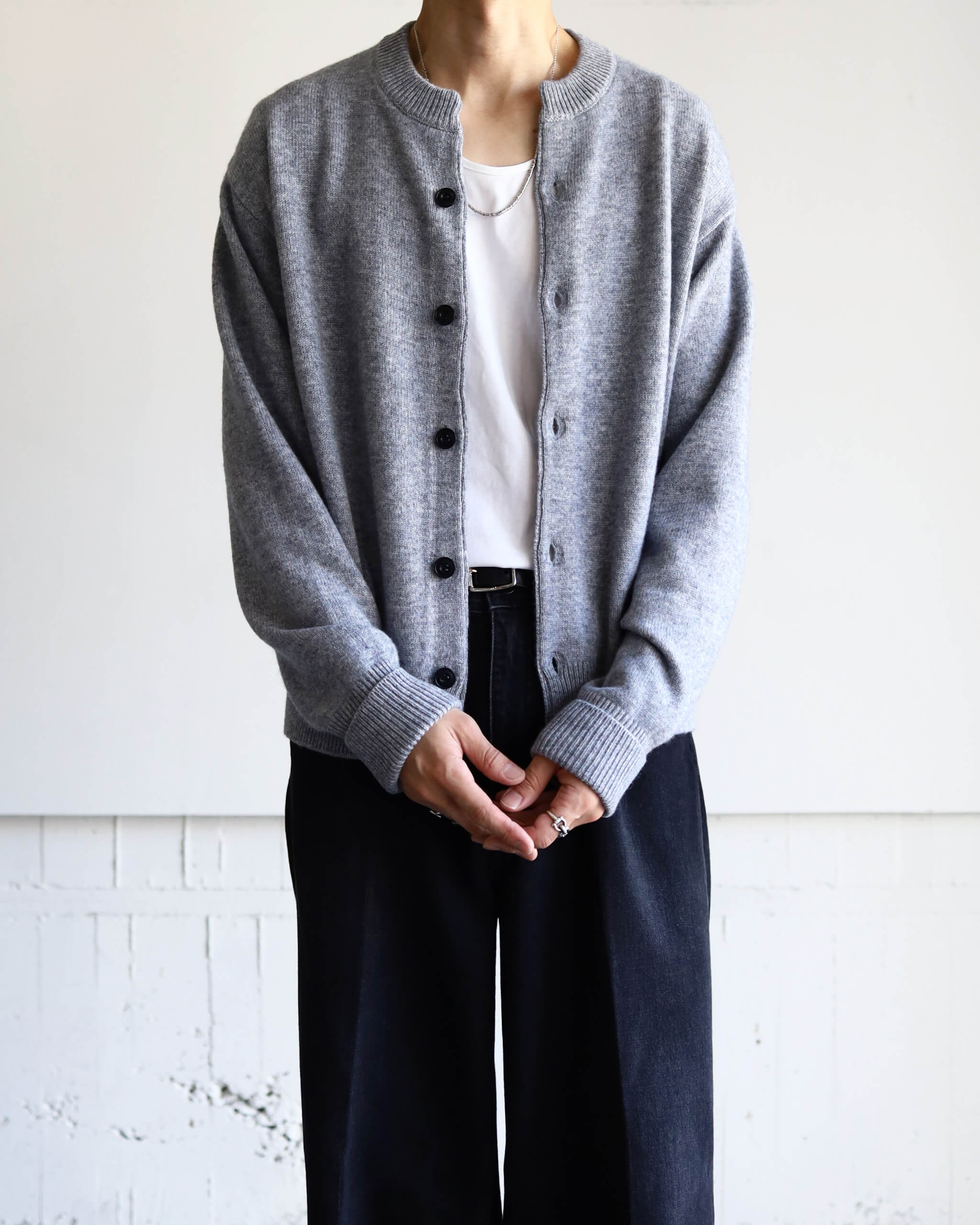 トップス satou flower crew cardigan \