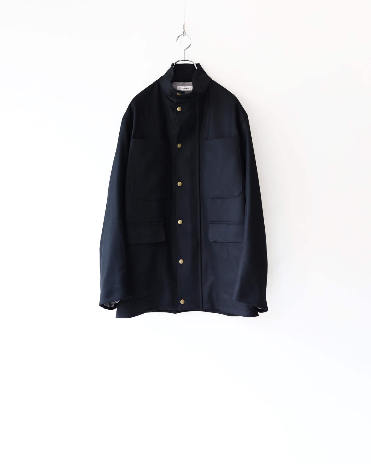 Worsted melton - McMahon "Black"