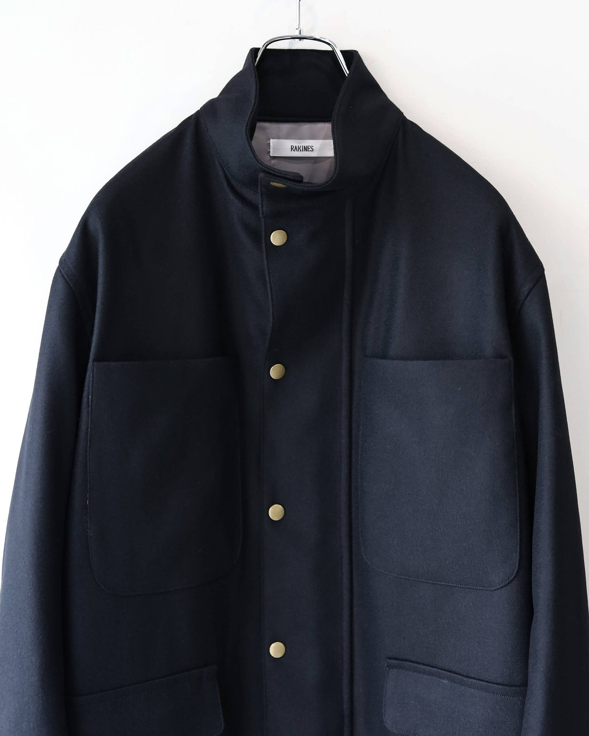 Worsted melton - McMahon "Black"