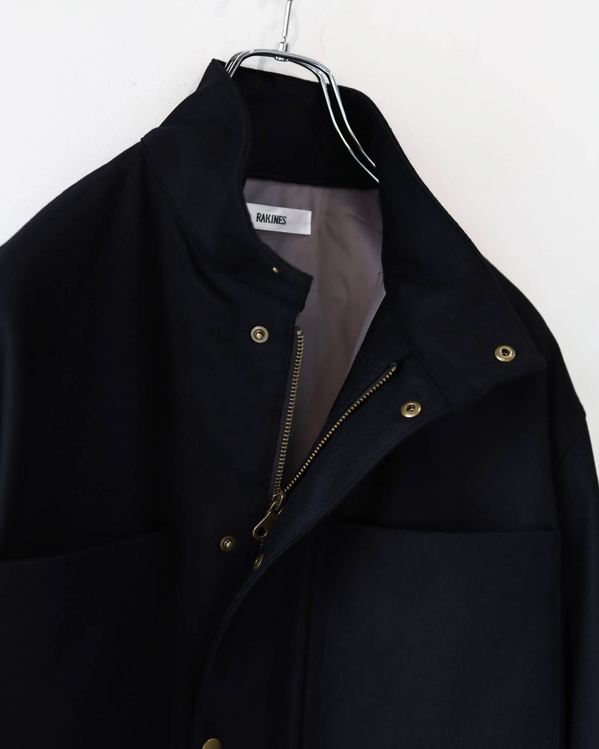 Worsted melton - McMahon "Black"