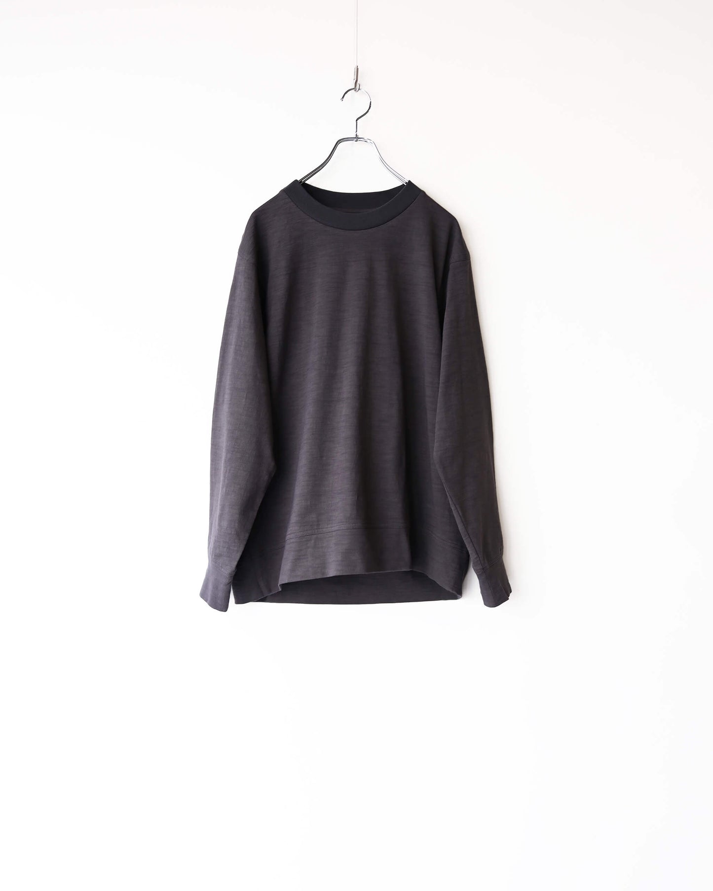 L/S Crewneck Tee / SHADOW "v.grey"