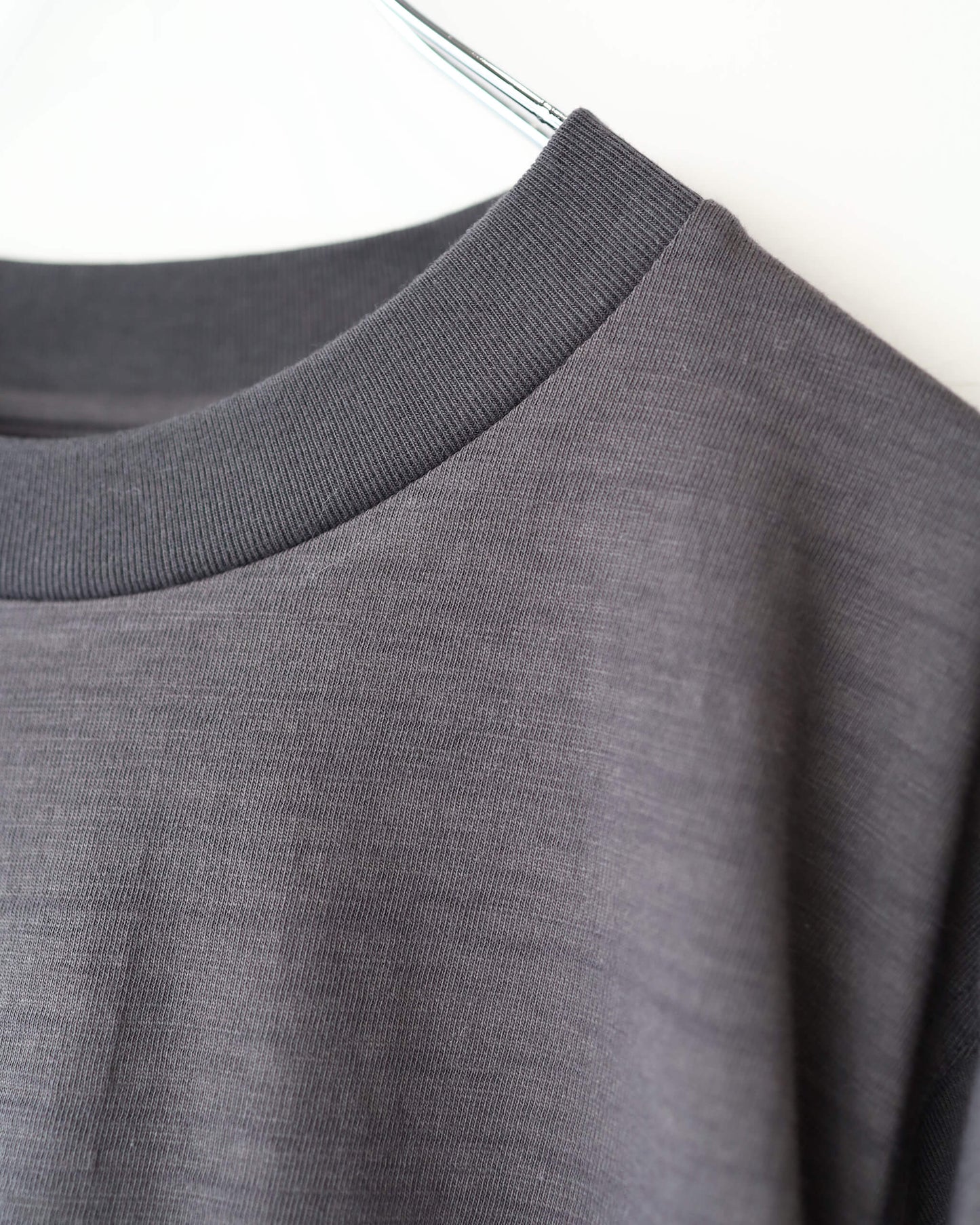 L/S Crewneck Tee / SHADOW "v.grey"