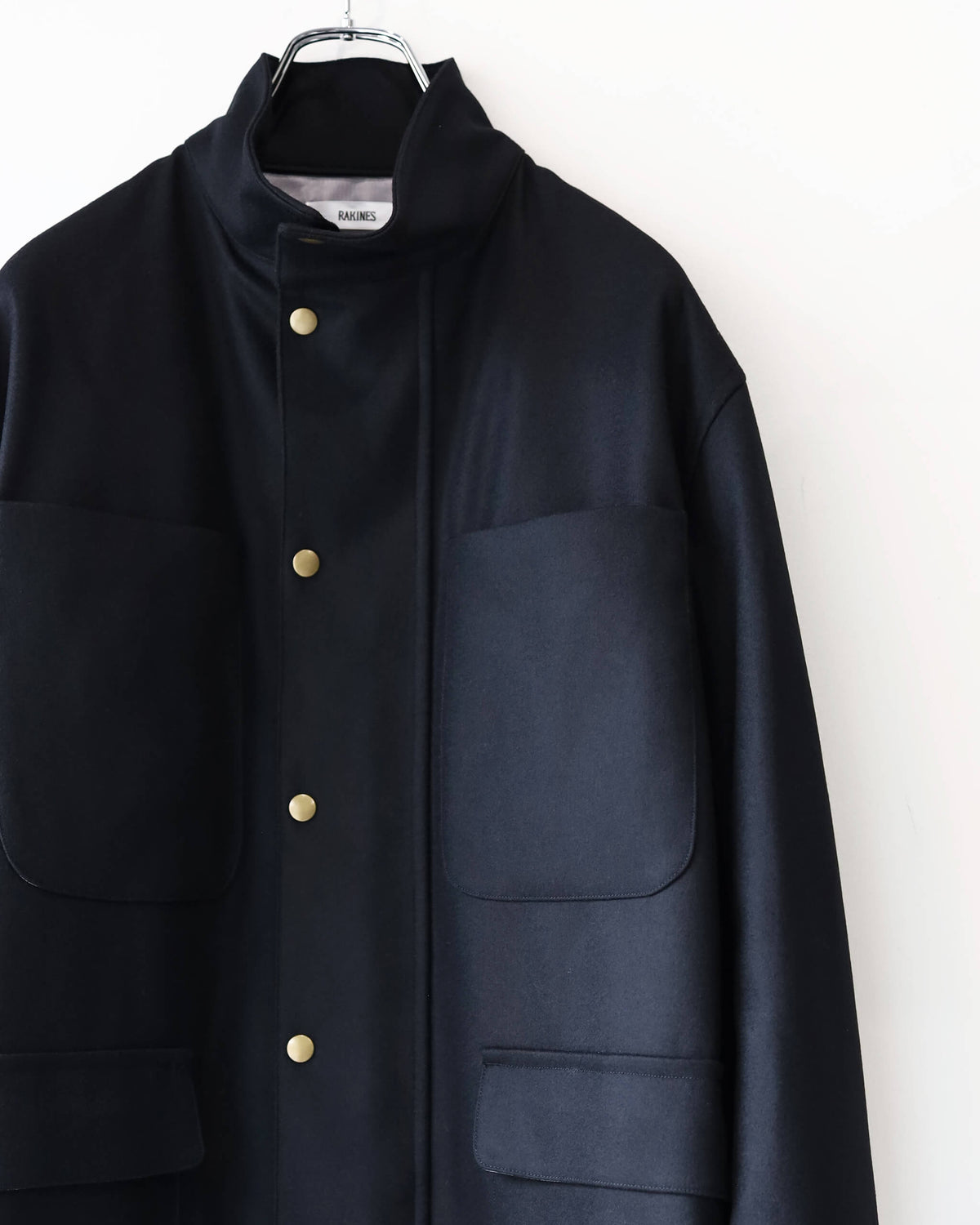 Worsted melton - McMahon "Black"