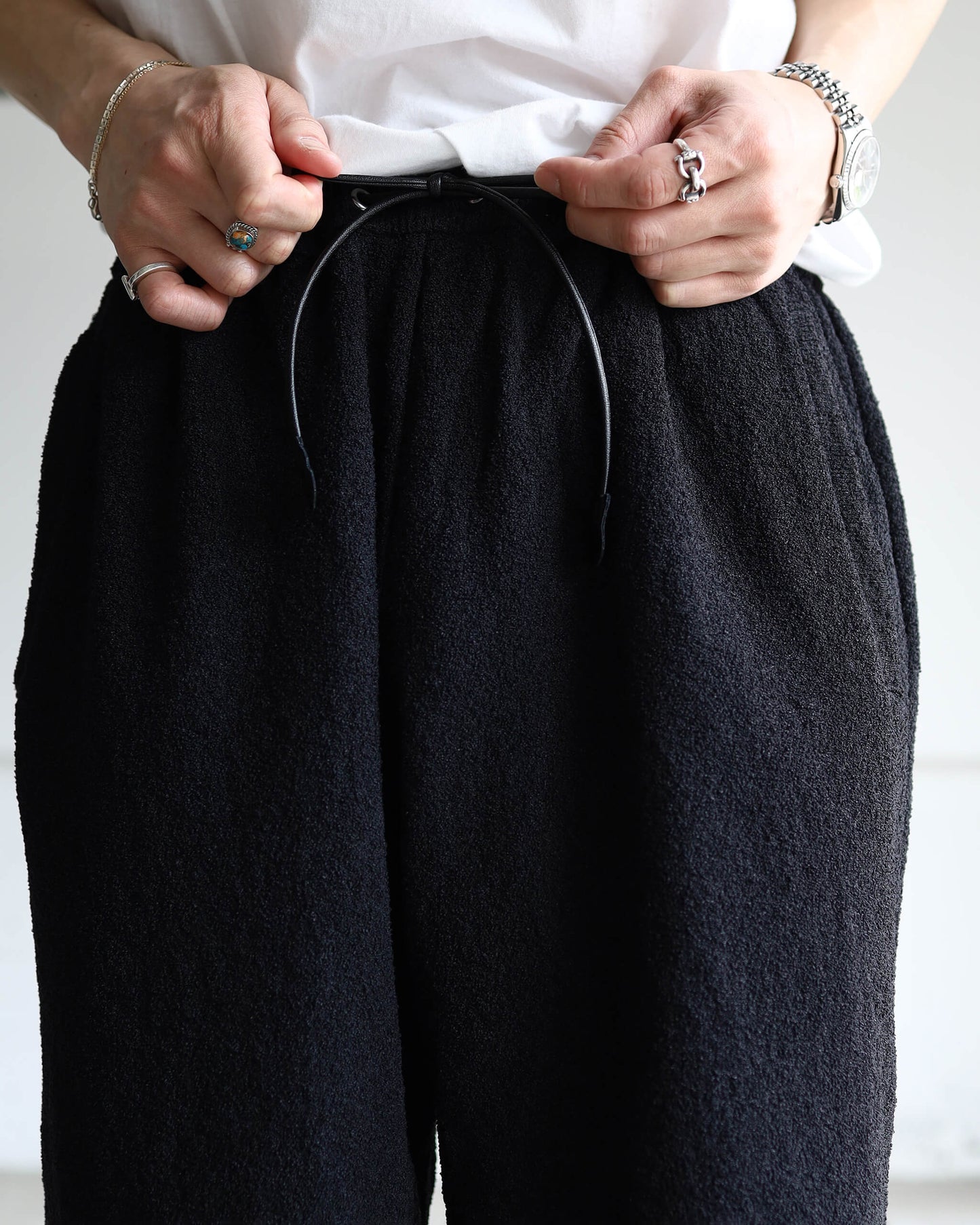 Paper boucle  Shorts "Black"