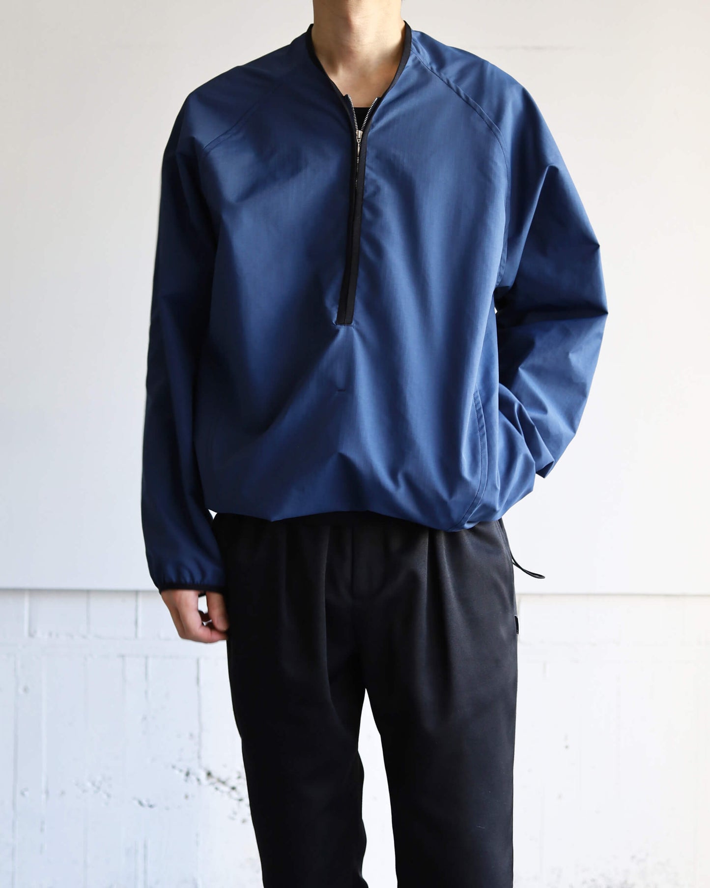 NYLON SHIRT "NAVY"