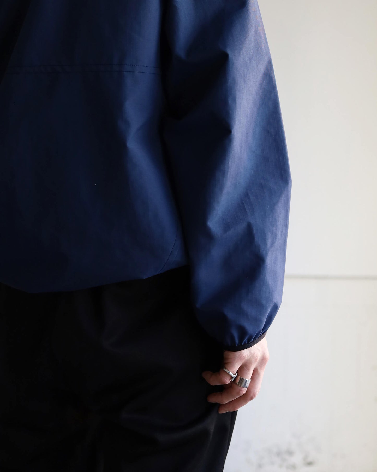 NYLON SHIRT "NAVY"