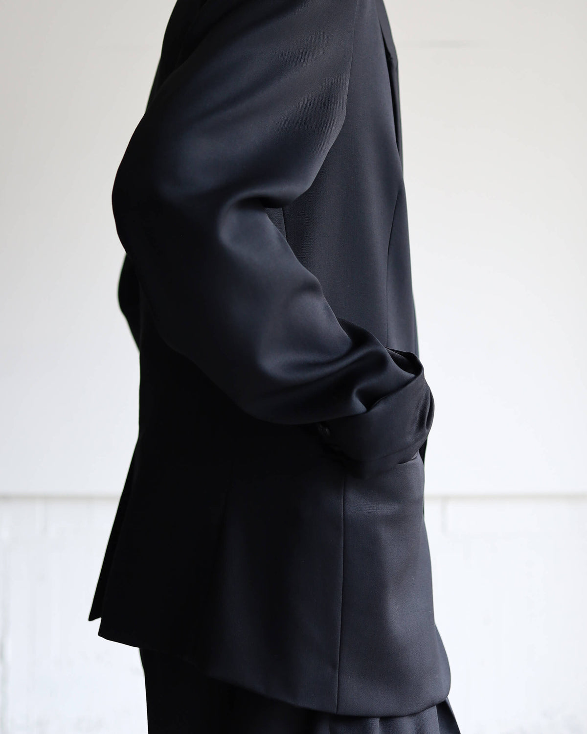 DOUBLE BREASTED JACKET "BLACK"