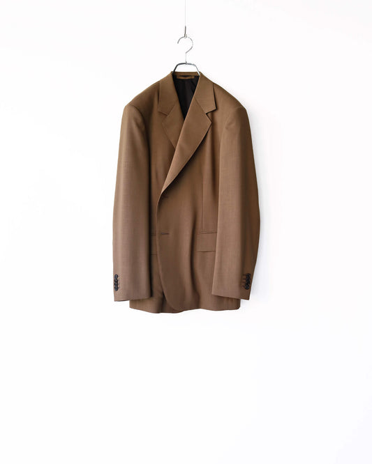 GUILLAUME JACKET ORGANIC WOOL LIGHT SERGE "GREIGE"