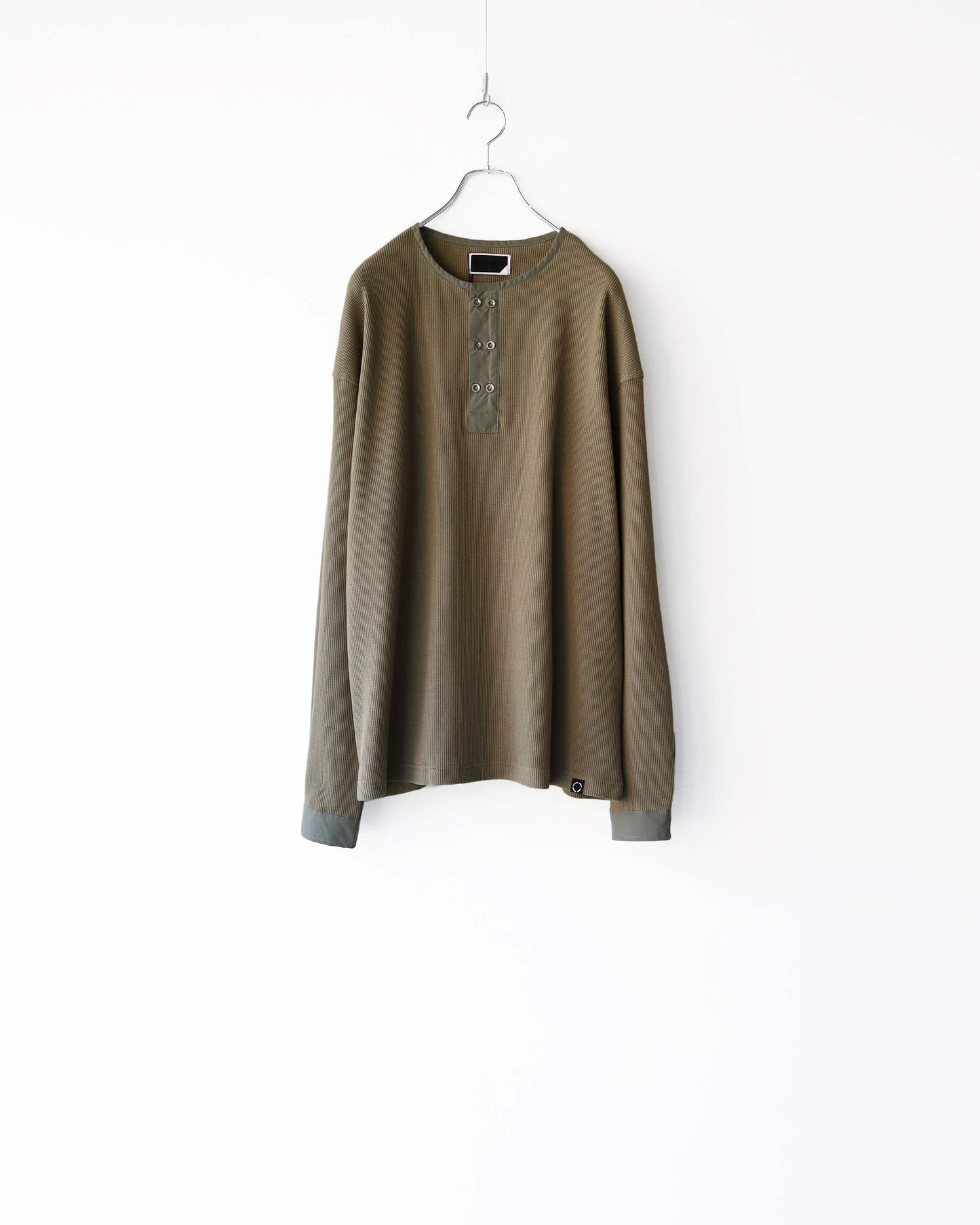 DOUBLE HENLEY L/S TEE "OLIVE DRAB"