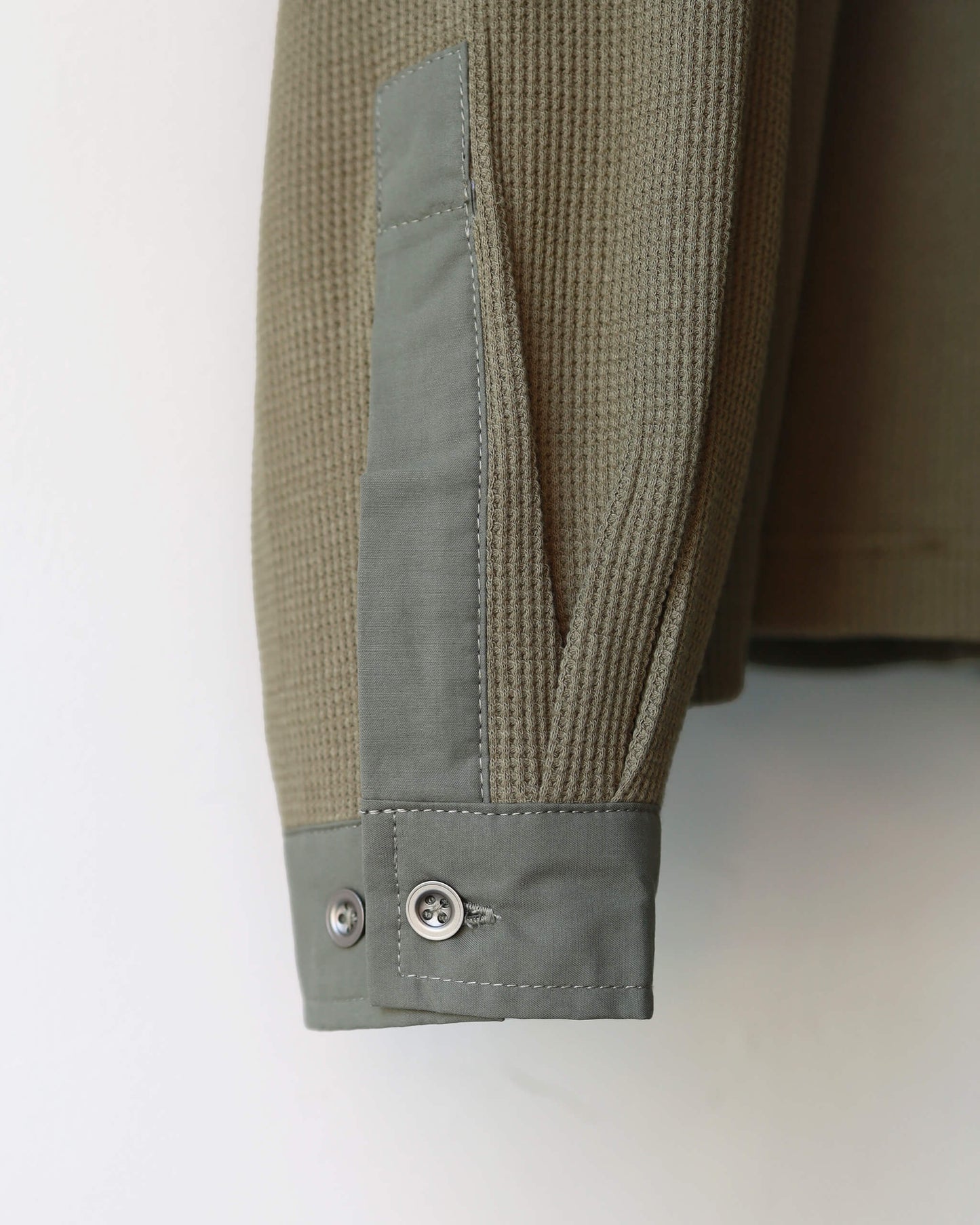 DOUBLE HENLEY L/S TEE "OLIVE DRAB"