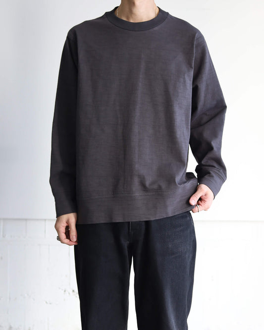 L/S Crewneck Tee / SHADOW "v.grey"