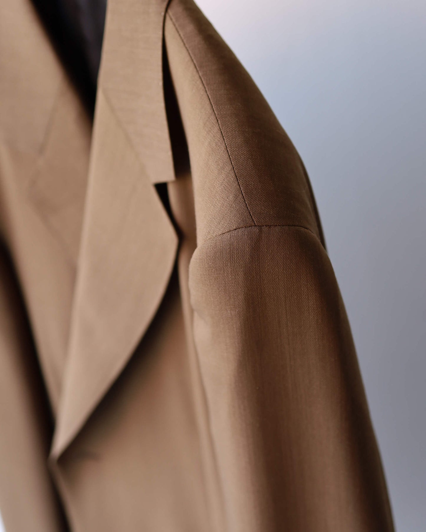 GUILLAUME JACKET ORGANIC WOOL LIGHT SERGE "GREIGE"