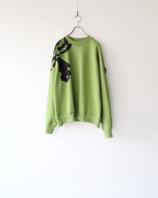 MONO SEAM SWEAT SHIRT "LIME GREEN"