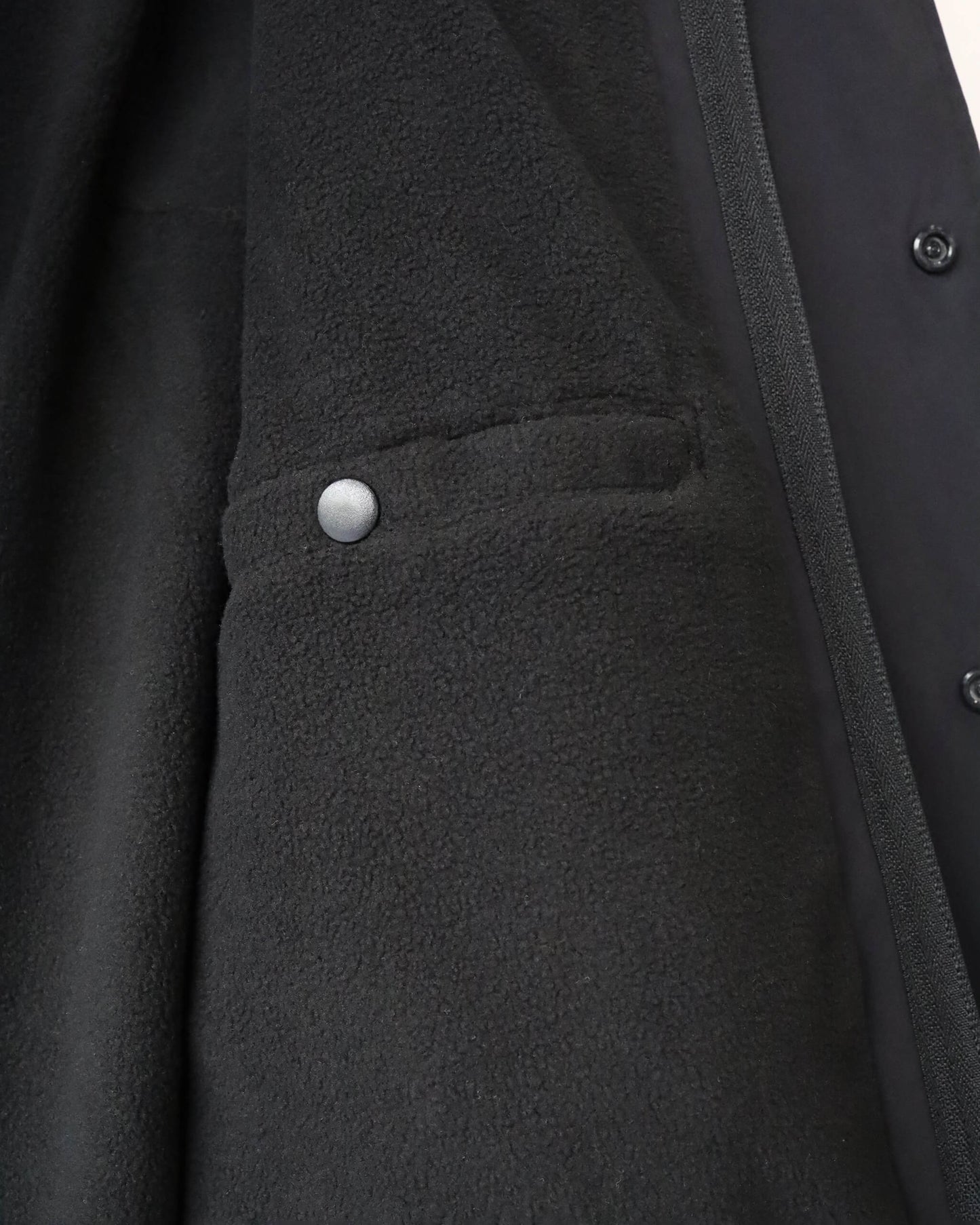 SOFT HOODED WEATHER COAT "BLACK"