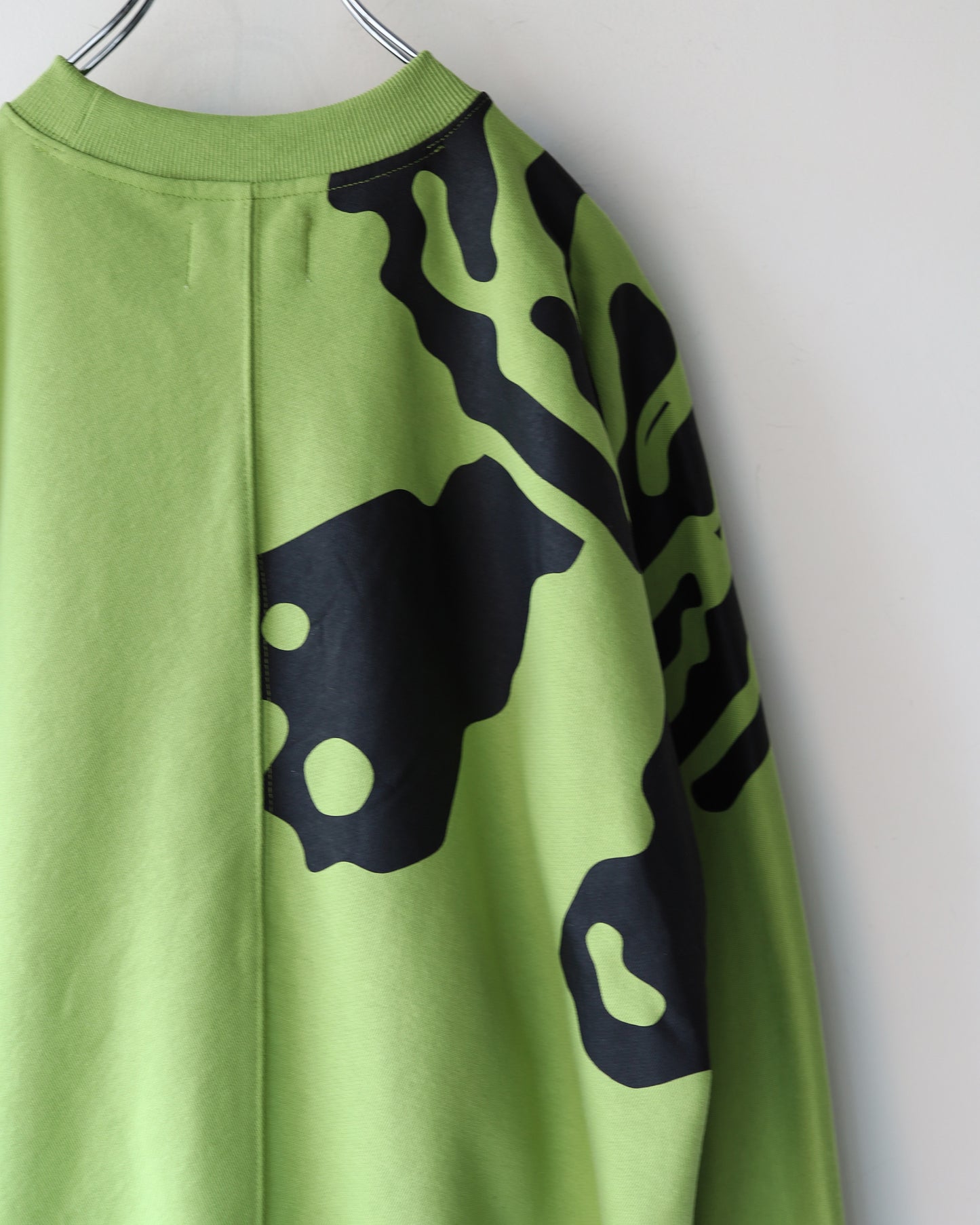 MONO SEAM SWEAT SHIRT "LIME GREEN"