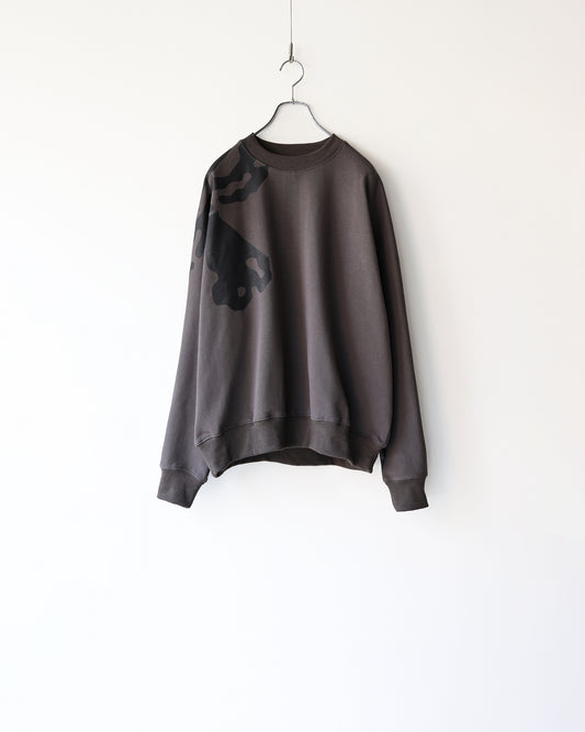 MONO SEAM SWEAT SHIRT "CHARCOAL"