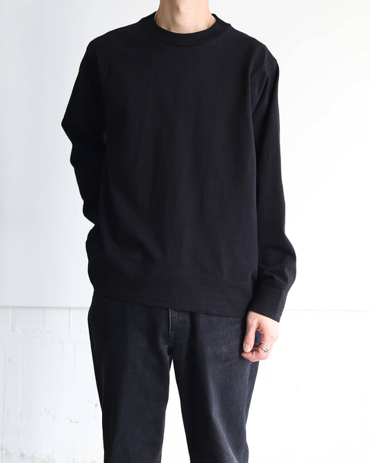 L/S Crewneck Tee / SHADOW "black"