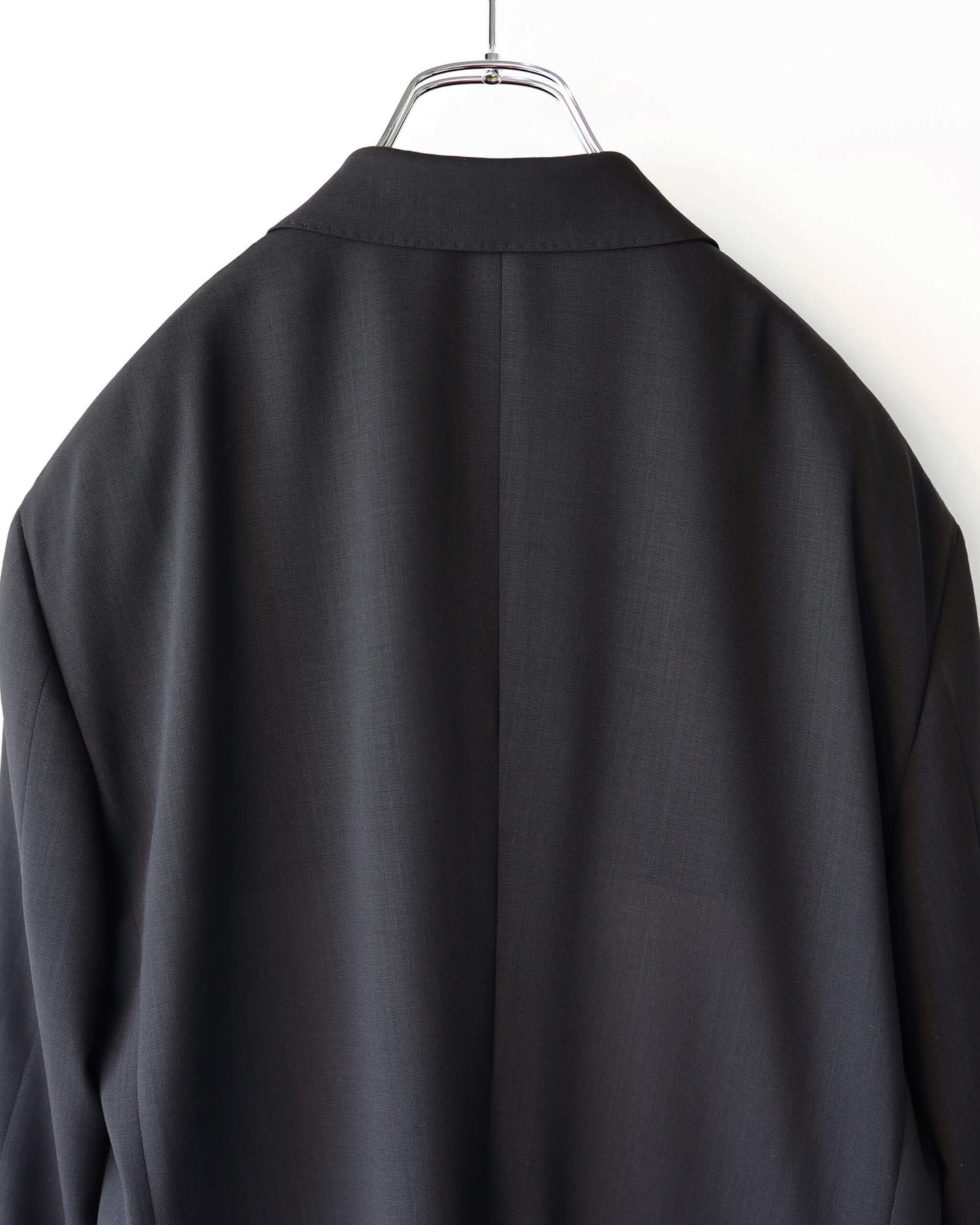 GUILLAUME JACKET ORGANIC WOOL LIGHT SERGE "BLACK"
