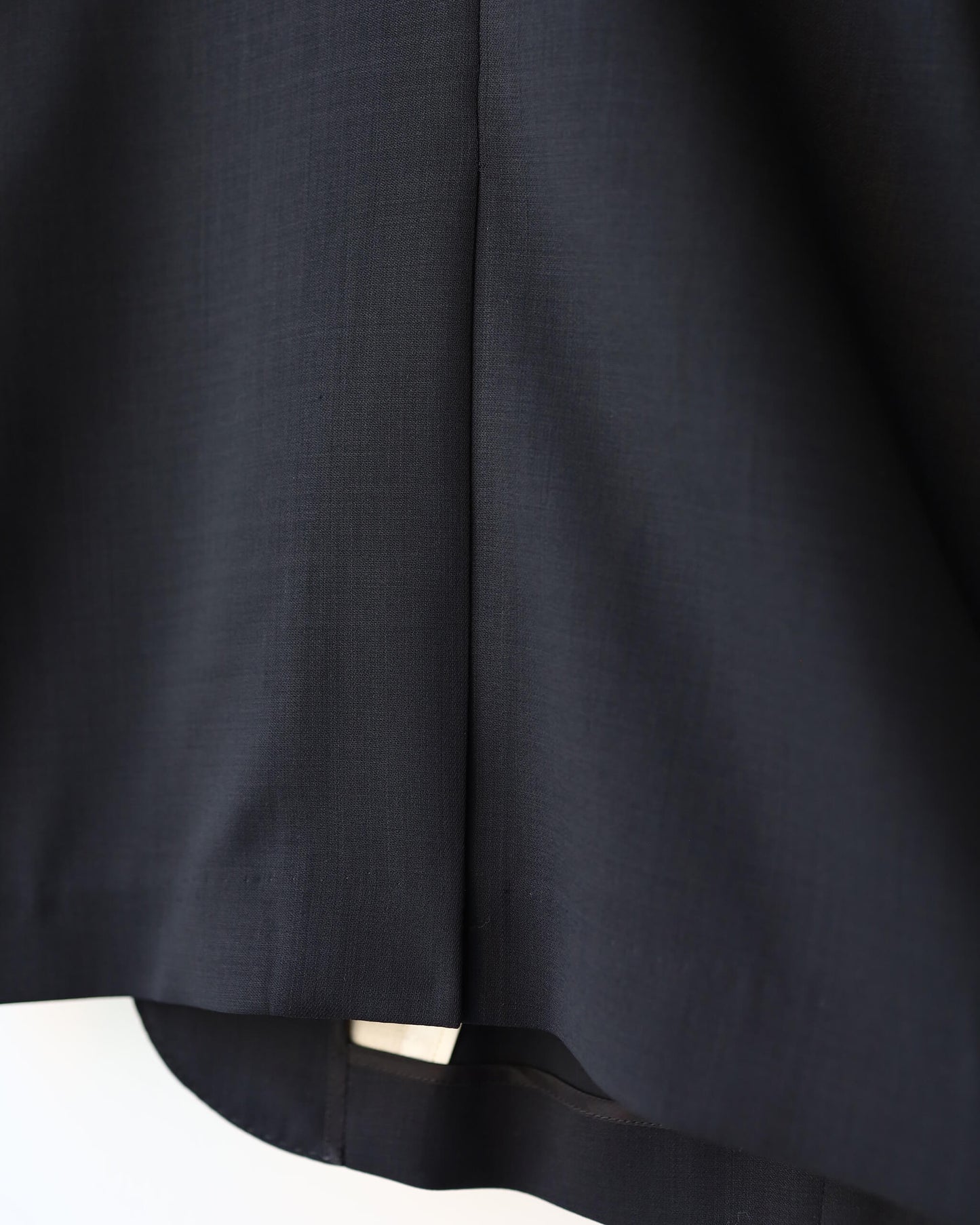GUILLAUME JACKET ORGANIC WOOL LIGHT SERGE "BLACK"