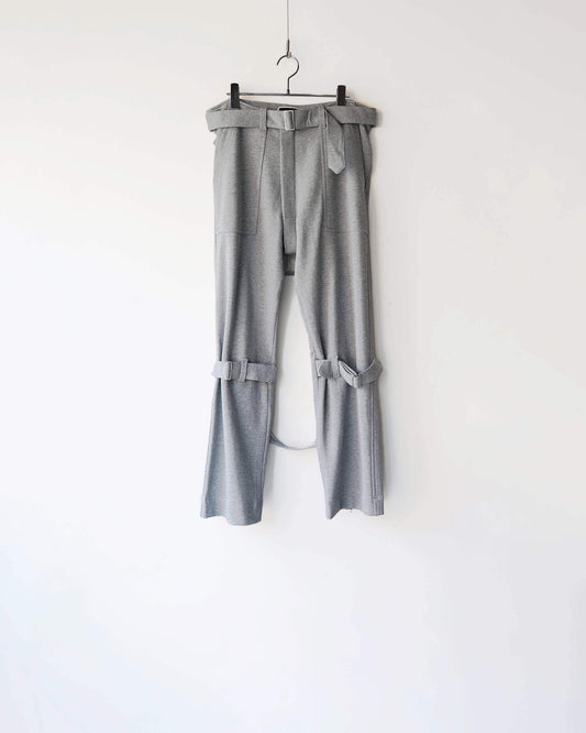 BONDAGE SWEAT PANTS "HEATHER GREY"