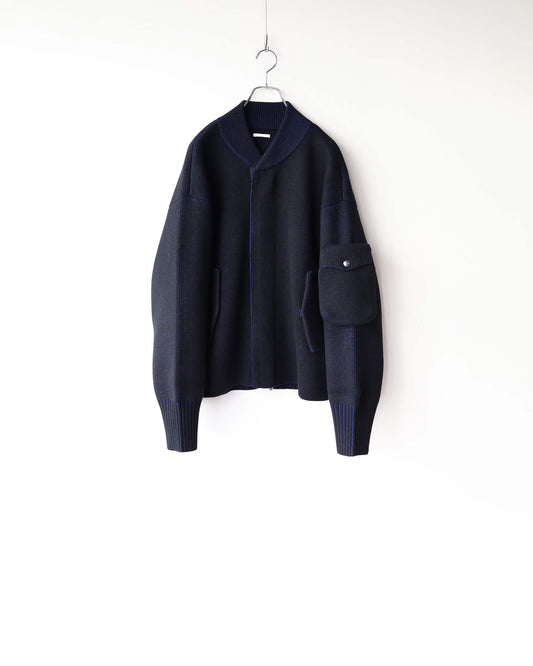 A1 KNIT DECK JACKET "Bk"