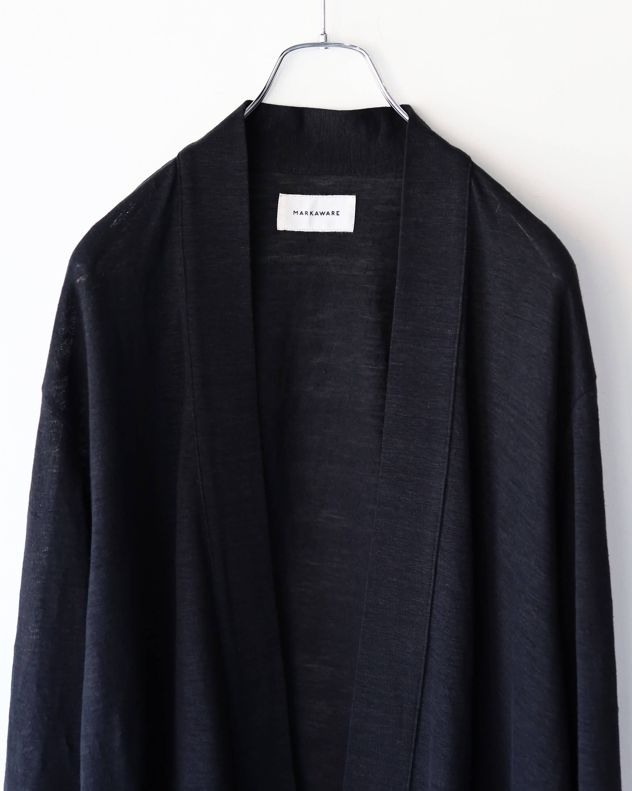MARKAWARE JAPANESE CARDIGAN HEMP KNIT 