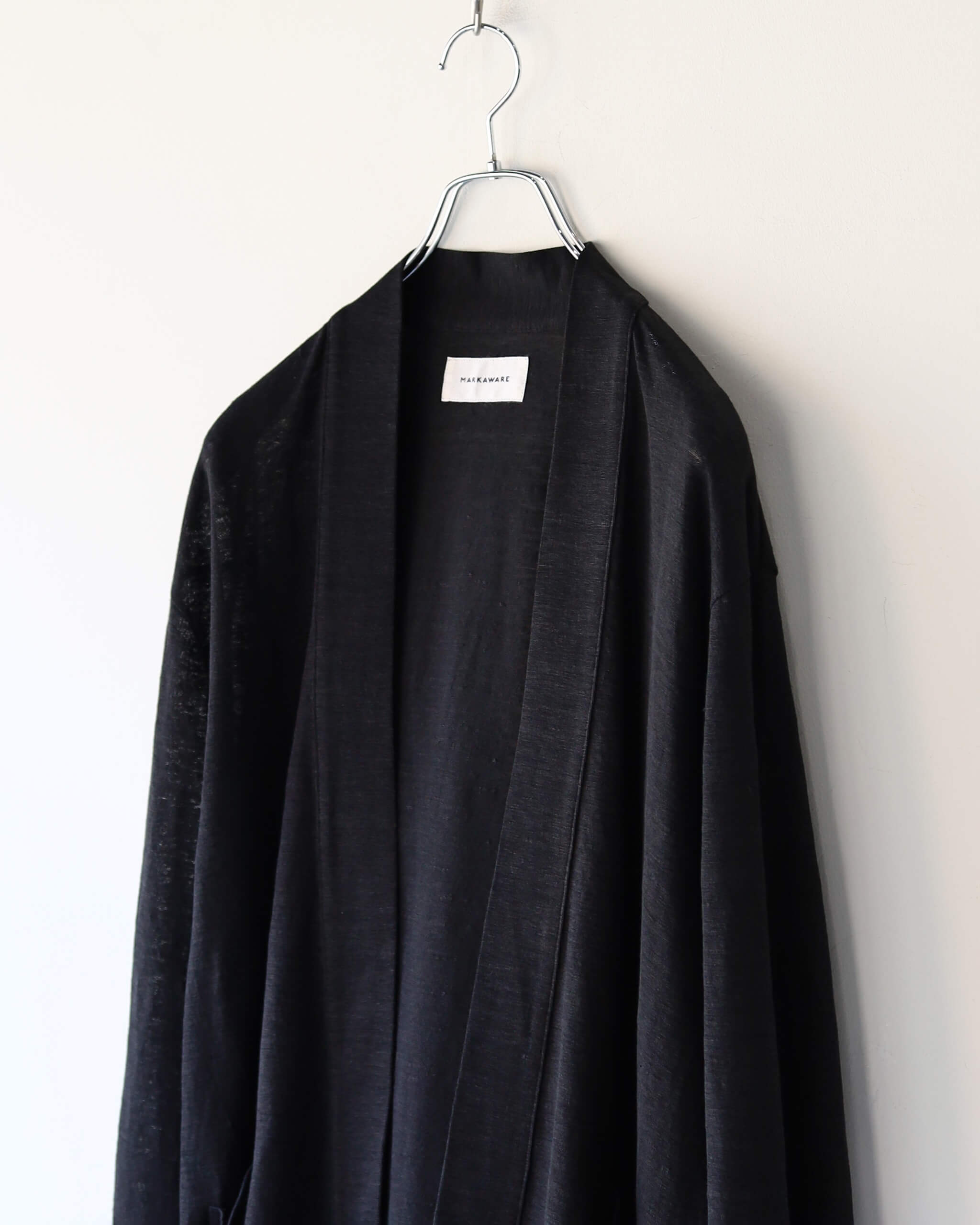 MARKAWARE JAPANESE CARDIGAN HEMP KNIT 